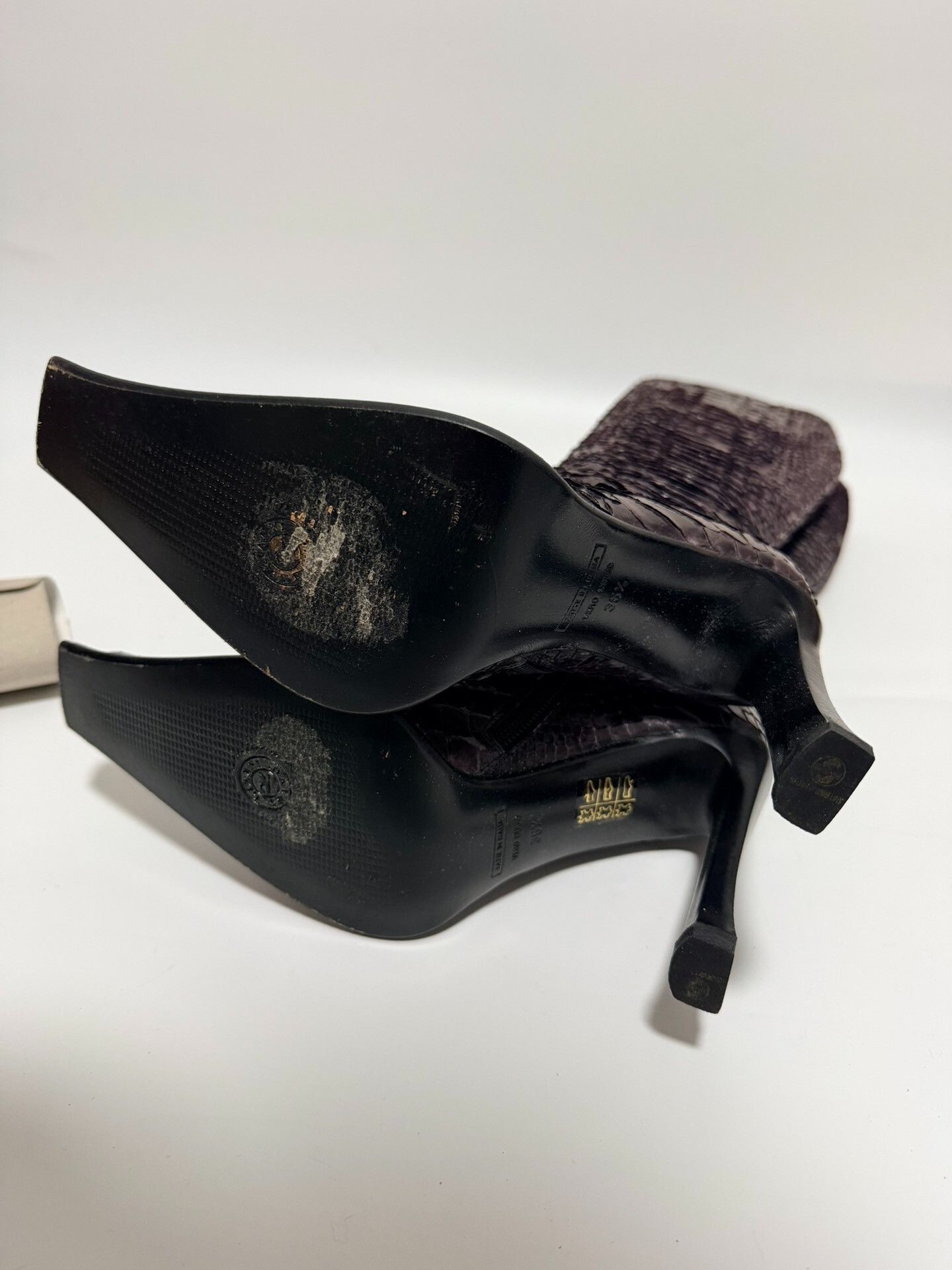 Other GIANNI BRAVO Italian Snake Skin Boots Size US 5.5 / IT 35.5 - 7 Thumbnail