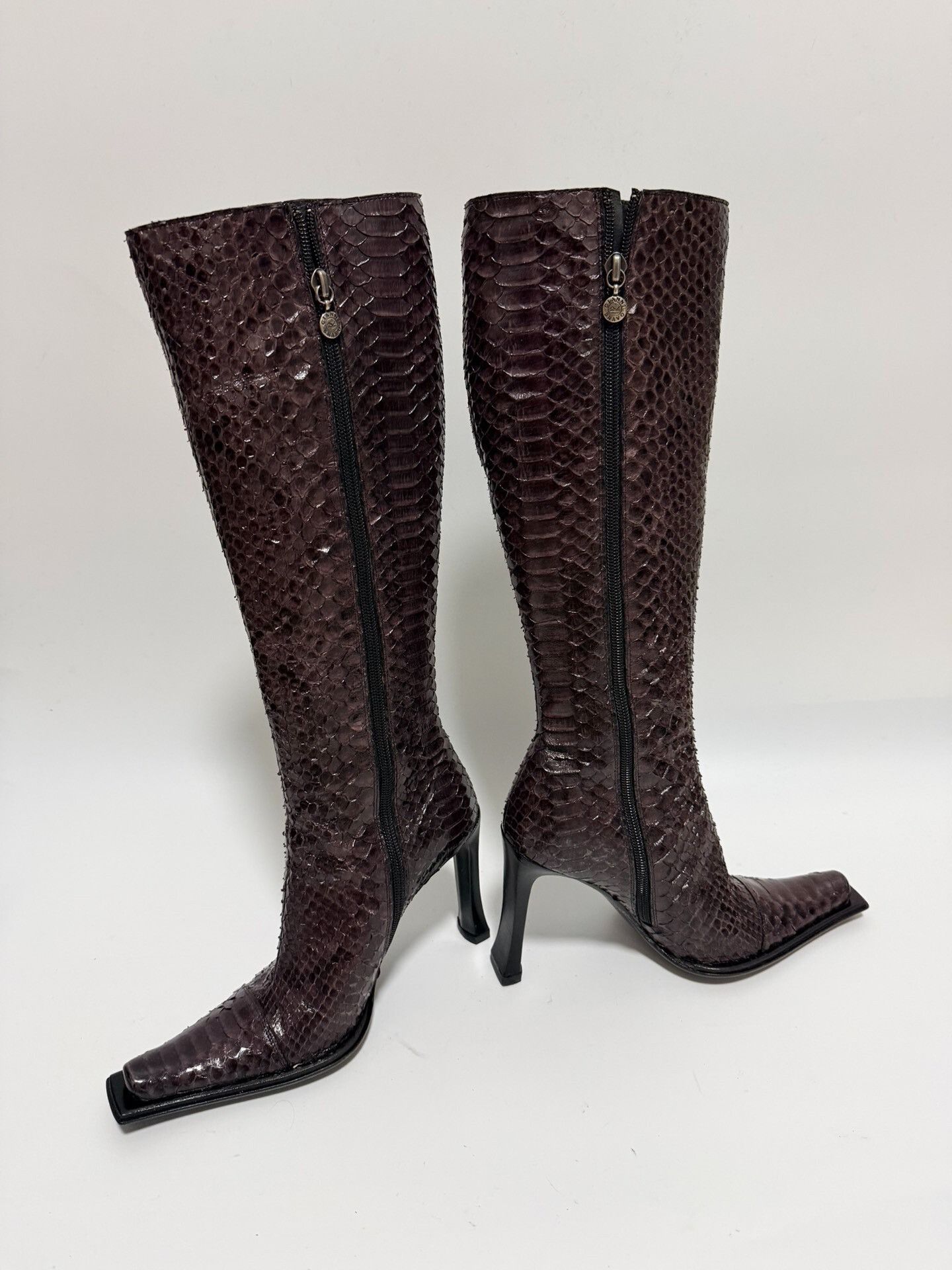 GIANNI BRAVO Italian Snake Skin Boots