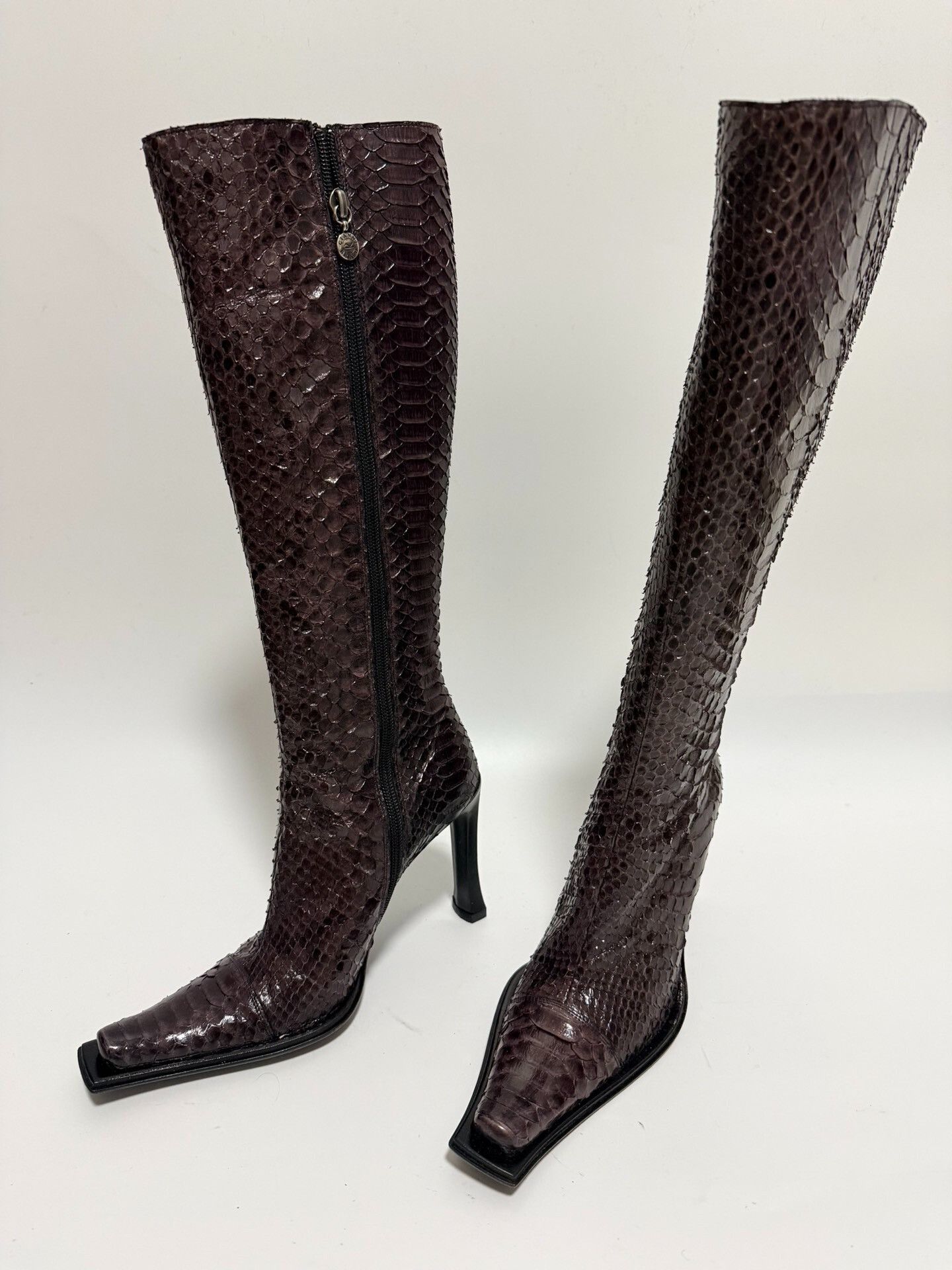 Other GIANNI BRAVO Italian Snake Skin Boots Size US 5.5 / IT 35.5 - 2 Thumbnail