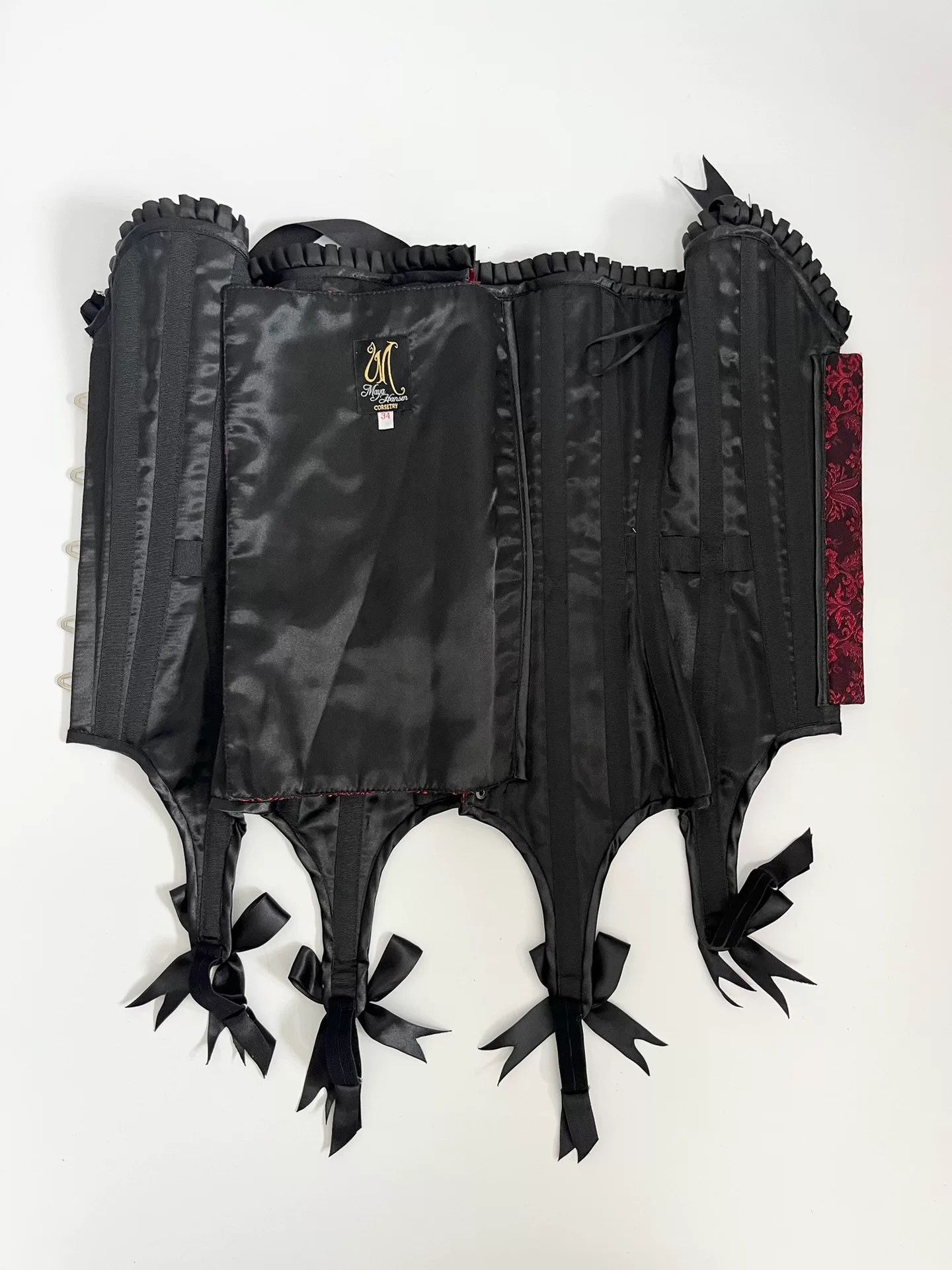 Other Maya Hansen Gothic Bow Corset Size XXS / US 00 / IT 34 - 4 Thumbnail