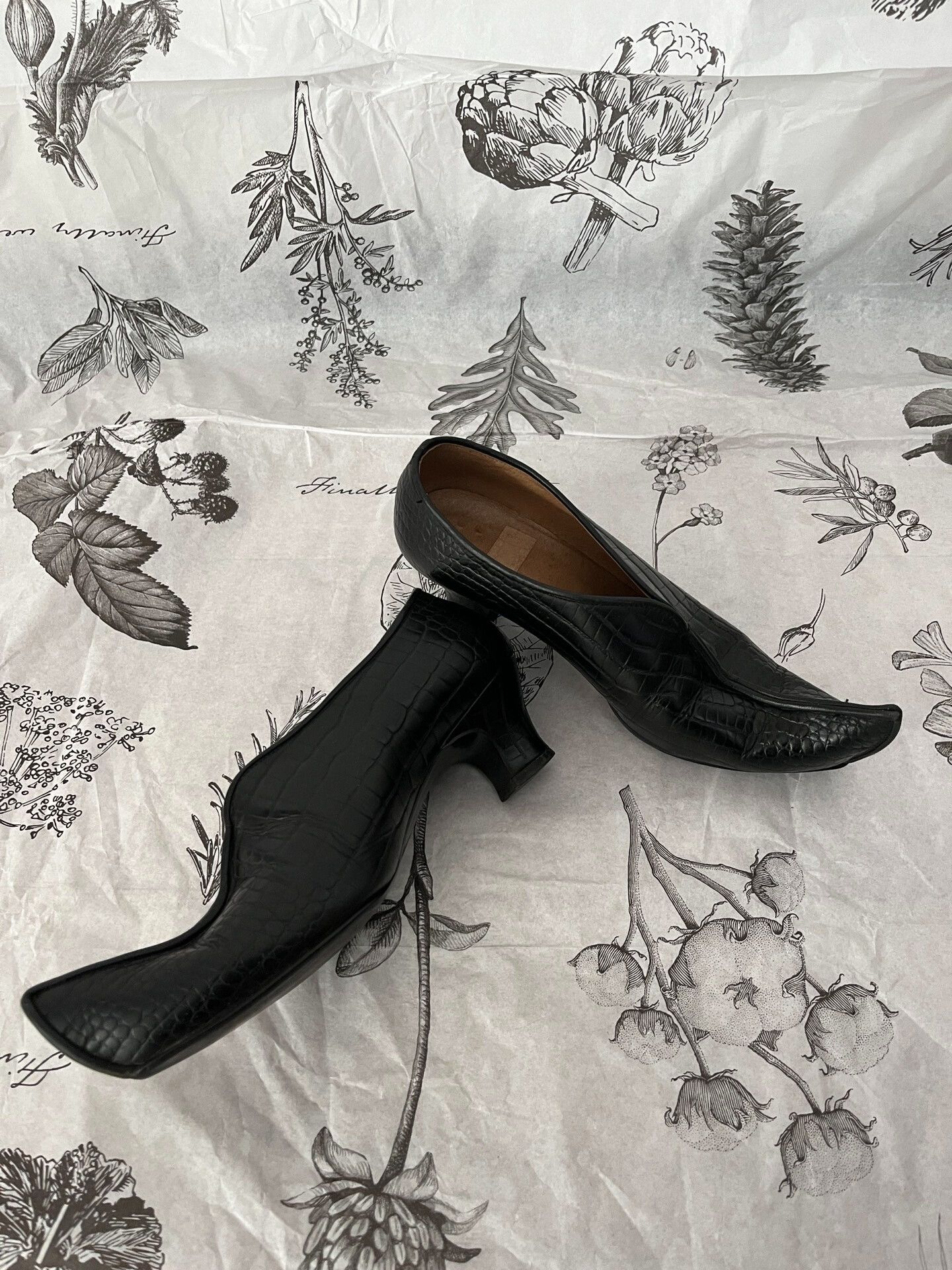 Other KOJI KUGA Pointed Toe Leather Boots Size US 7 / IT 37 - 3 Thumbnail