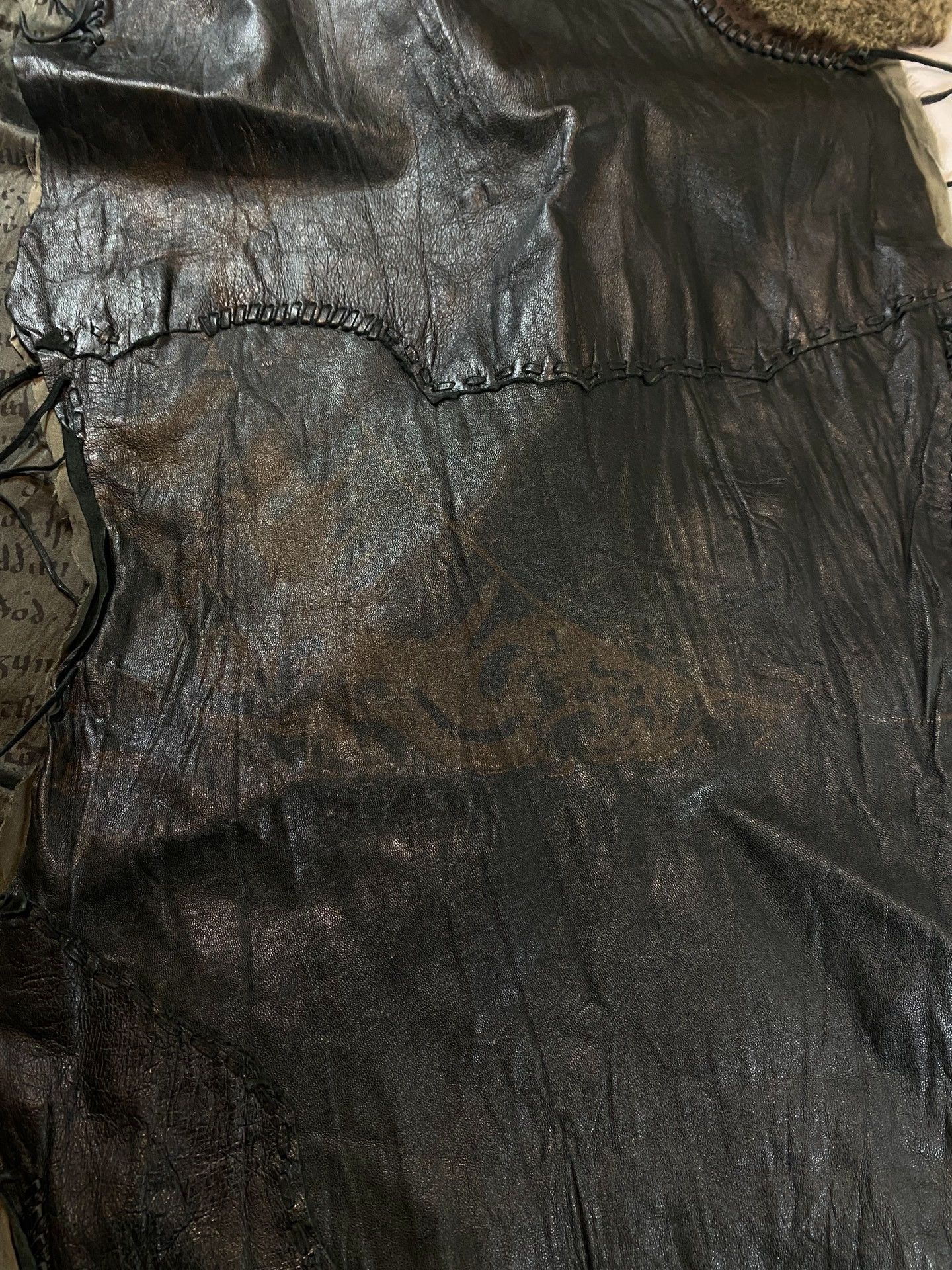 Other 14th Addition Leather Scarf Size ONE SIZE - 3 Thumbnail