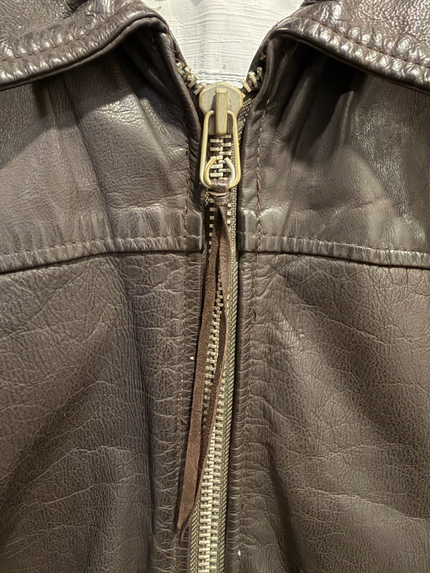 Vintage Rebuilt Vintage Leather Jacket Size US L / EU 52-54 / 3 - 6 Thumbnail