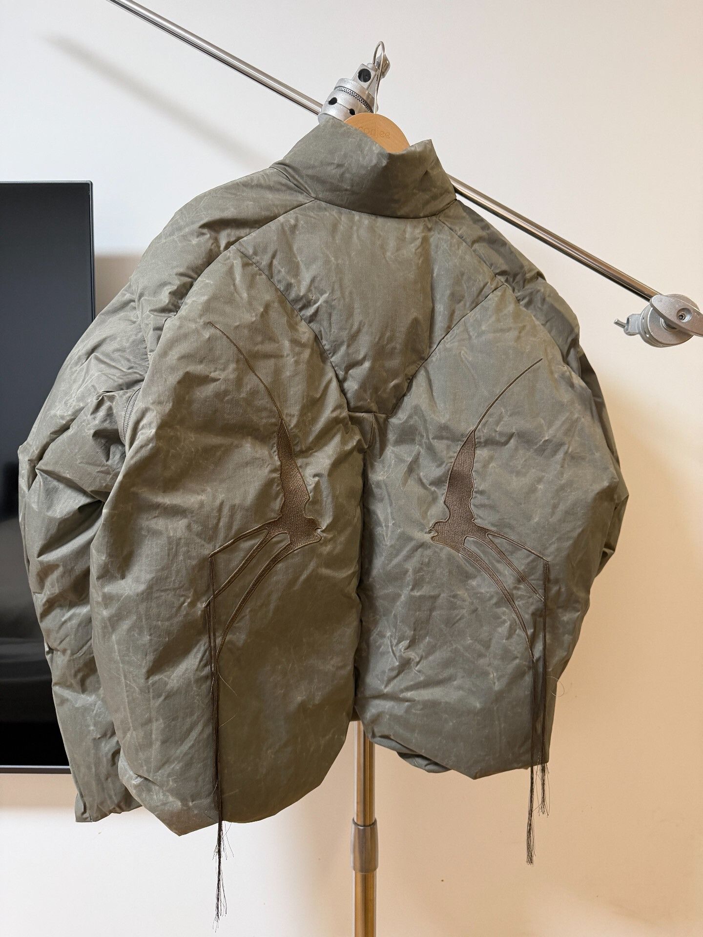 Vintage Shallowgan Swallow Embroidery Down Jacket Size S / US 4 / IT 40 - 6 Thumbnail