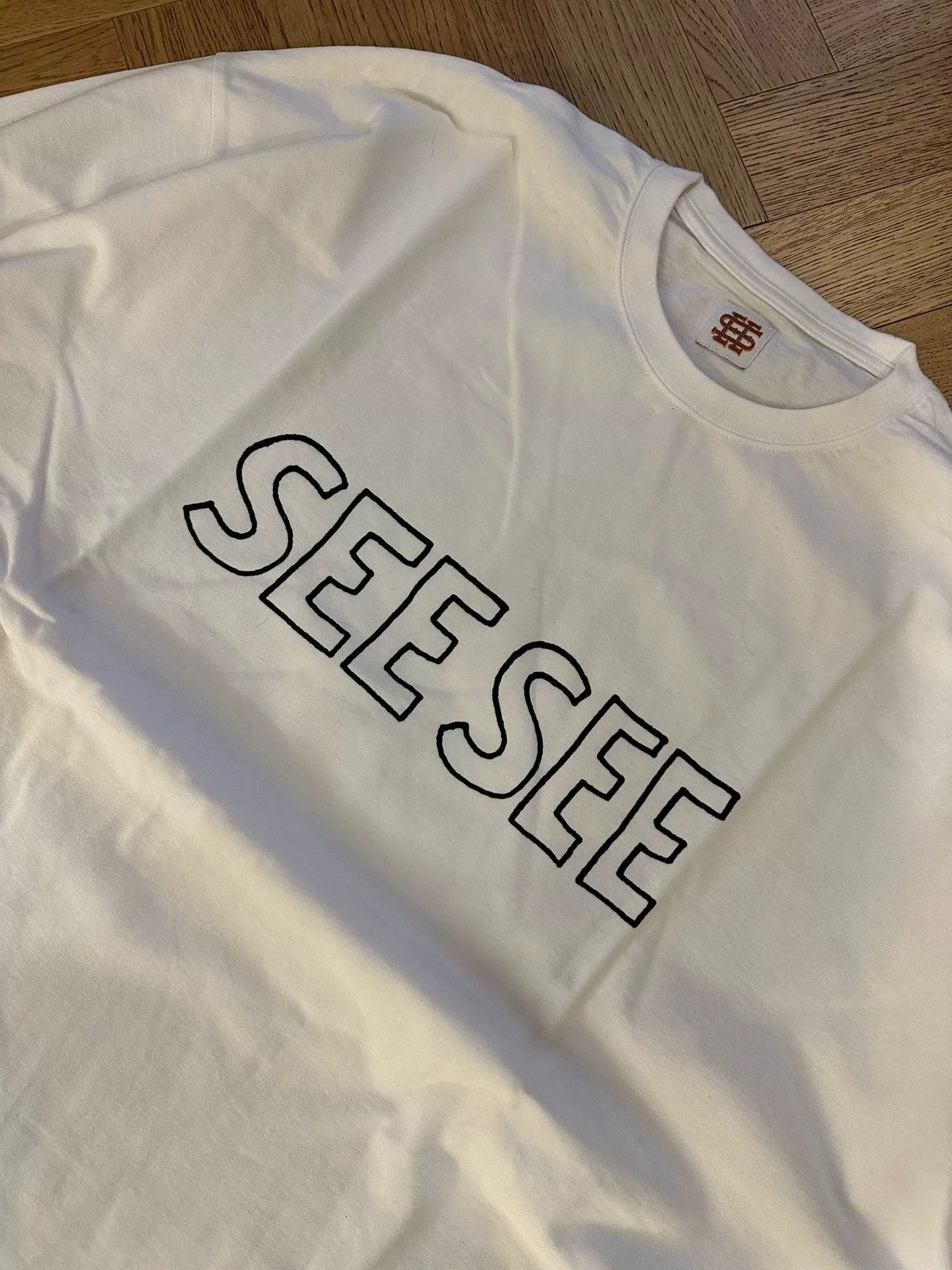 Vintage SEE SEE Big Pocket Font Logo Tee Size US XL / EU 56 / 4 - 3 Thumbnail