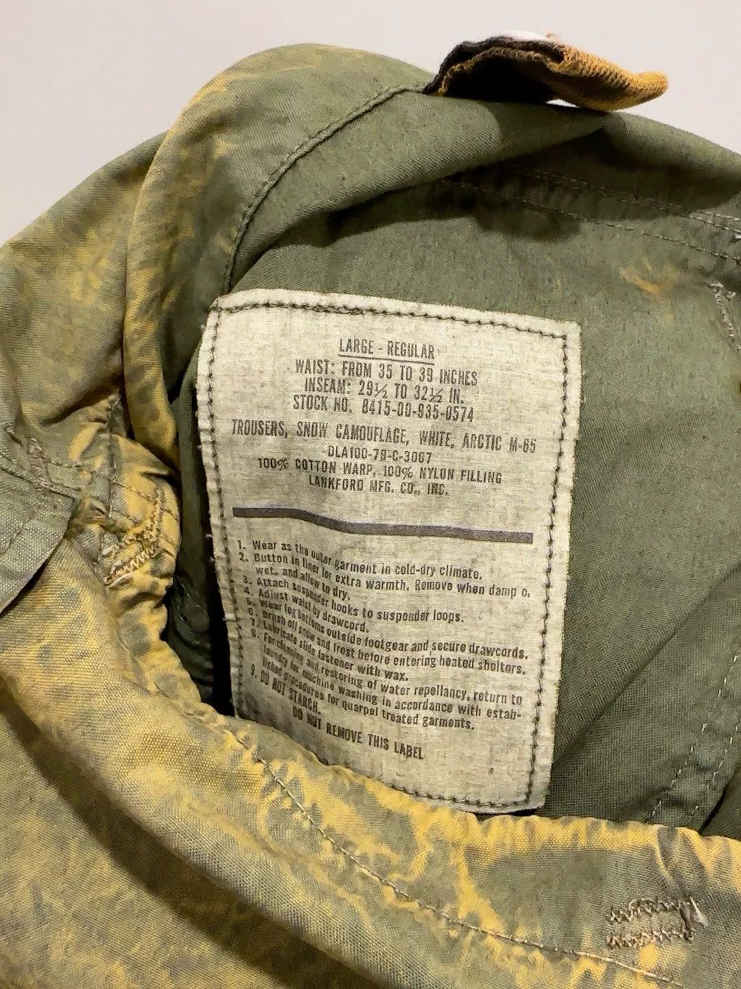 Vintage 194local Vintage US Army Snow Pants Size US 38 / EU 54 - 7 Thumbnail