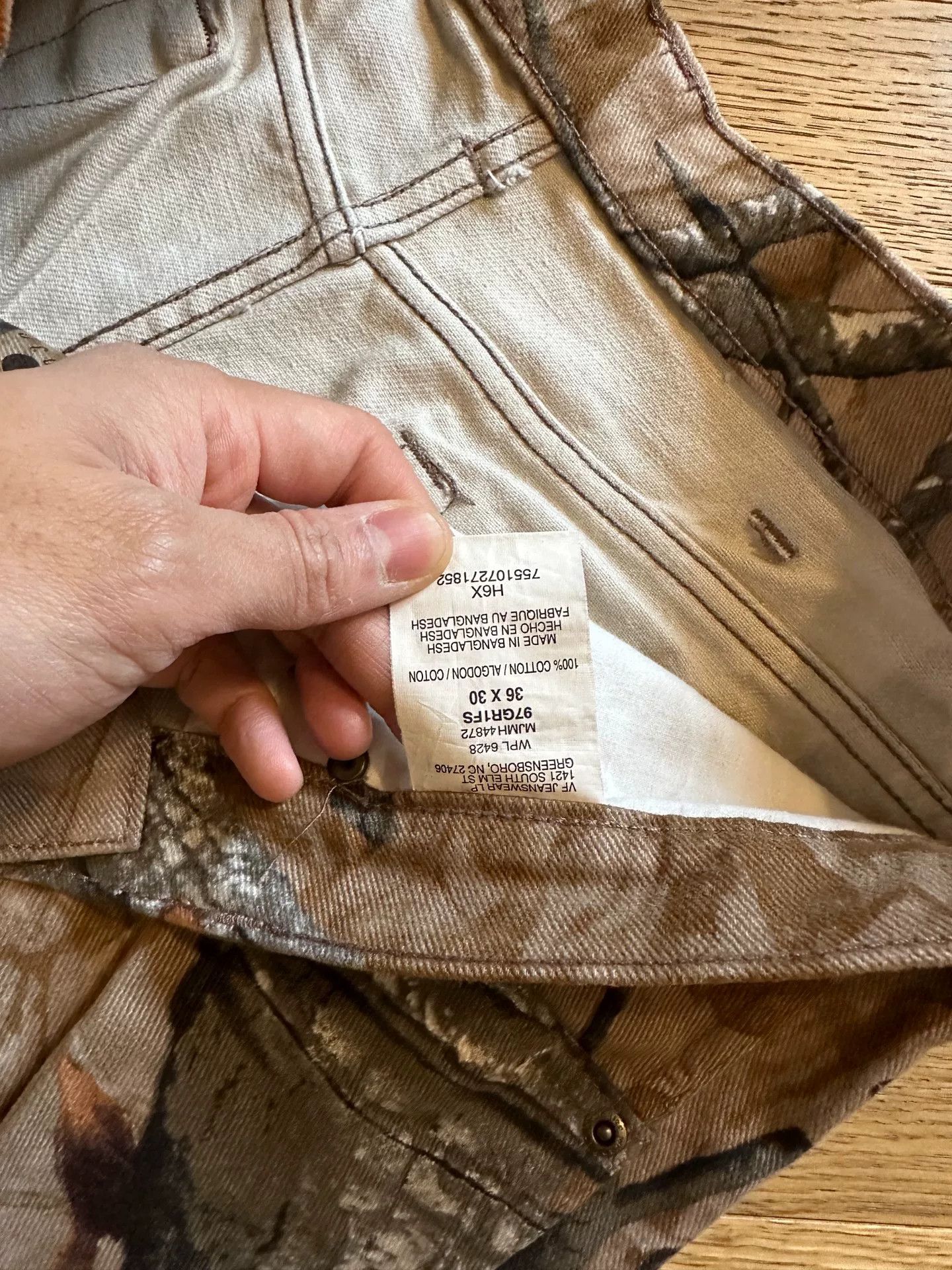 Vintage Vintage Wrangler Realtree Camo Cargo Pants Size US 36 / EU 52 - 4 Thumbnail