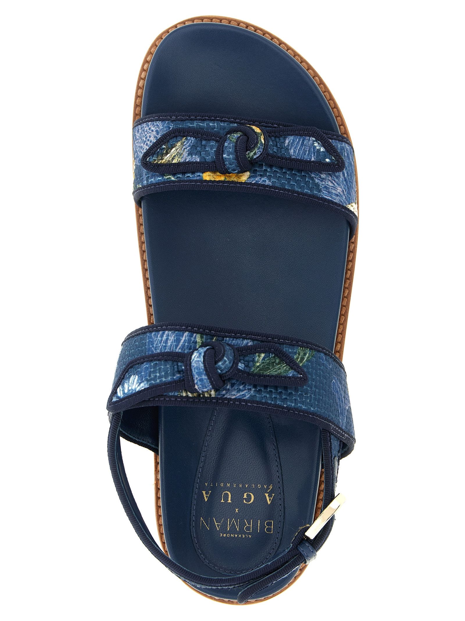 Alexandre Birman A. Birman x AGUA 'Grosgrain Raffia Sport' sandals Size US 7 / IT 37 - 4 Thumbnail
