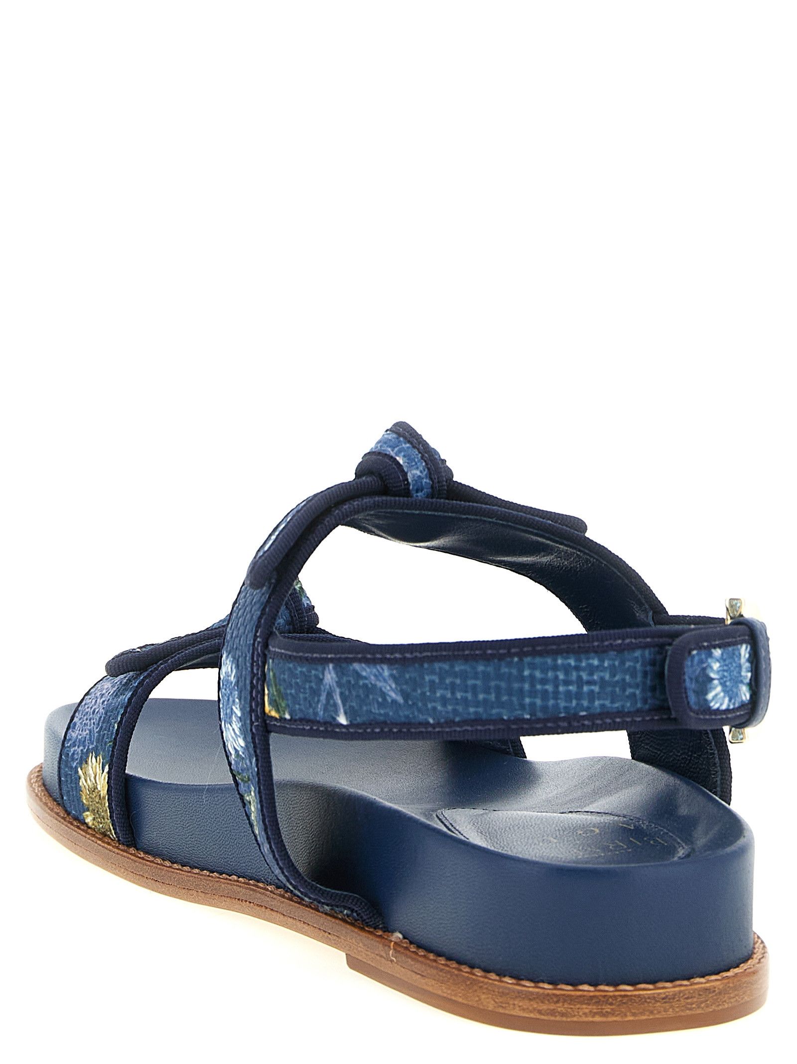 Alexandre Birman A. Birman x AGUA 'Grosgrain Raffia Sport' sandals Size US 11 / IT 41 - 3 Thumbnail