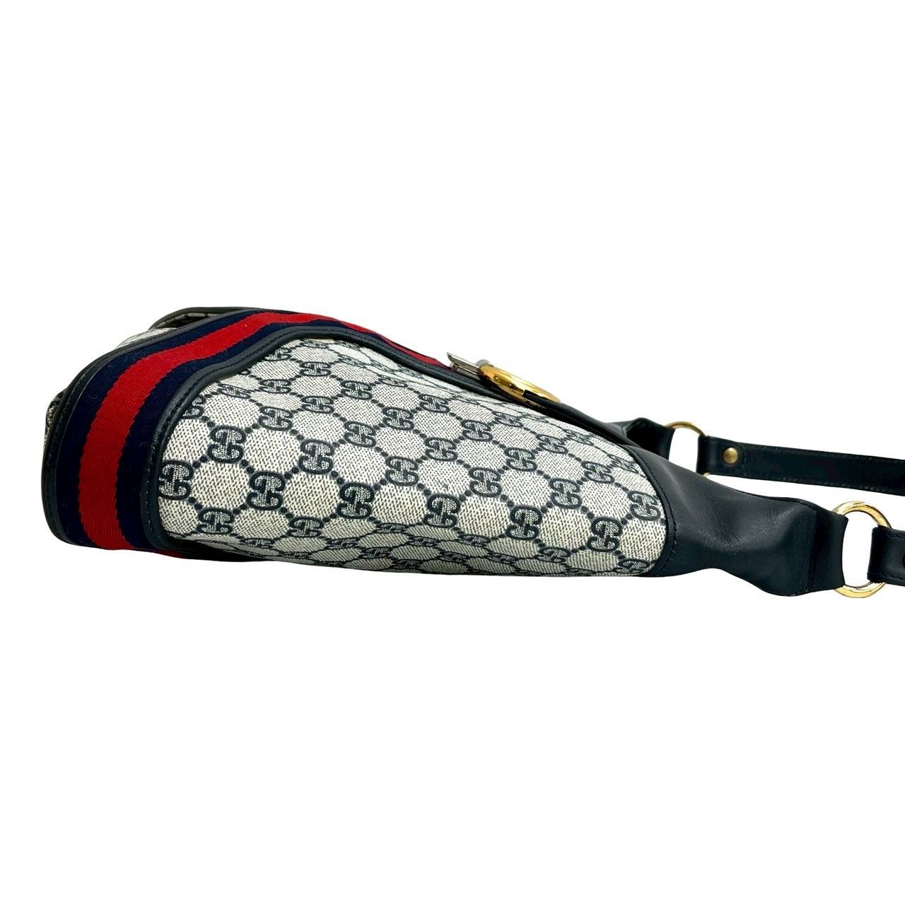 Gucci Gucci Gucci Old Gucci PVC Leather Shoulder Bag Leather Shoulder Bag DUTY FREE for USA Size ONE SIZE - 7 Thumbnail