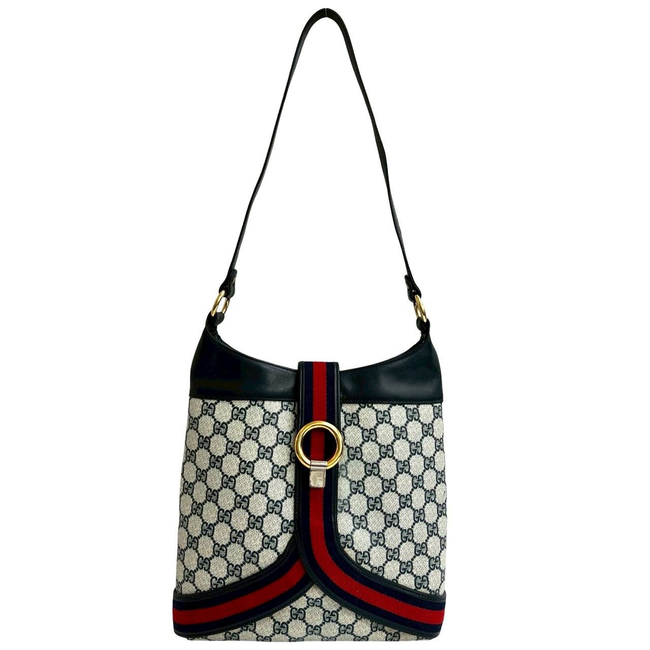 Gucci Gucci Gucci Old Gucci PVC Leather Shoulder Bag Leather Shoulder Bag DUTY FREE for USA Size ONE SIZE - 2 Thumbnail