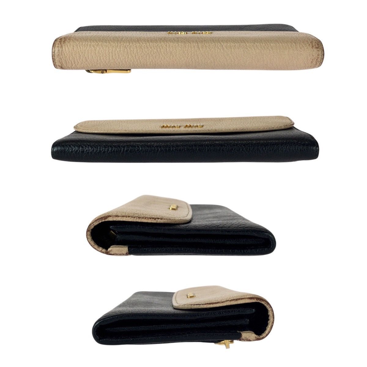 Miu Miu Miu Miu MIU MIU Leather Long Wallet Leather Long Wallet DUTY FREE for USA Size ONE SIZE - 10 Thumbnail