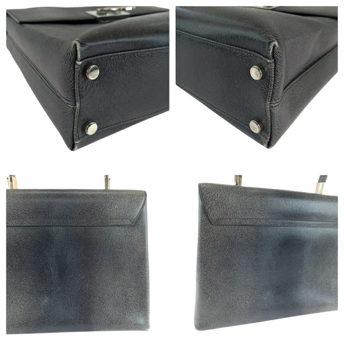 Salvatore Ferragamo Salvatore Ferragamo Salvatore Ferragamo Gancini Leather 2way Bag Leather Shoulder Bag BA21 8849 DUTY FREE for USA Size ONE SIZE - 6 Thumbnail