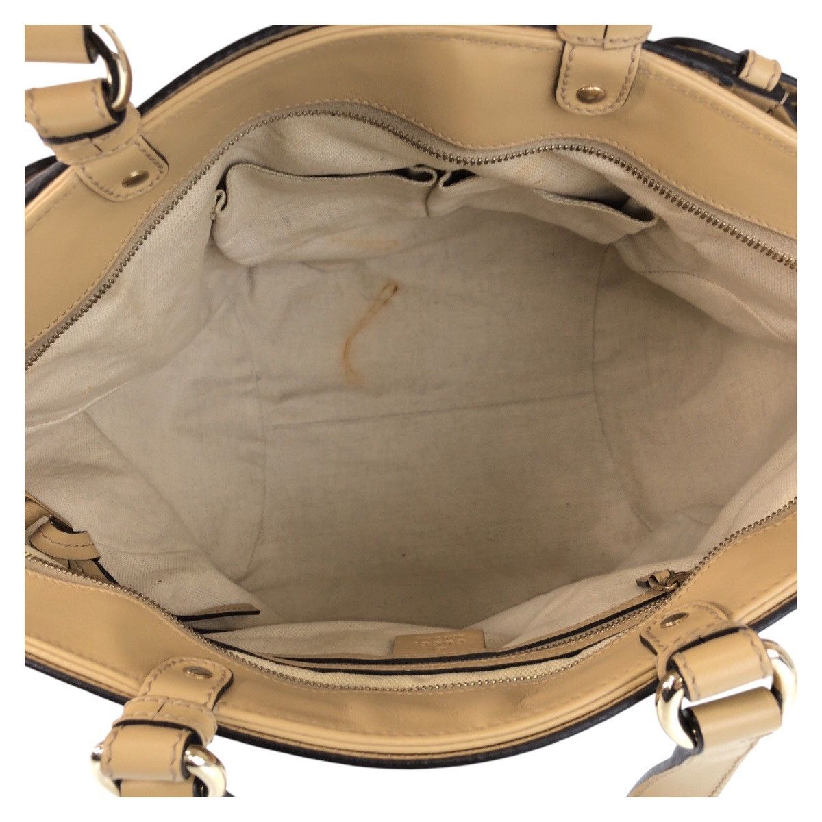 Gucci Gucci Gucci Diamante Bamboo Canvas/Leather 2way Shoulder Bag Leather Shoulder Bag 282312 DUTY FREE for USA Size ONE SIZE - 8 Thumbnail