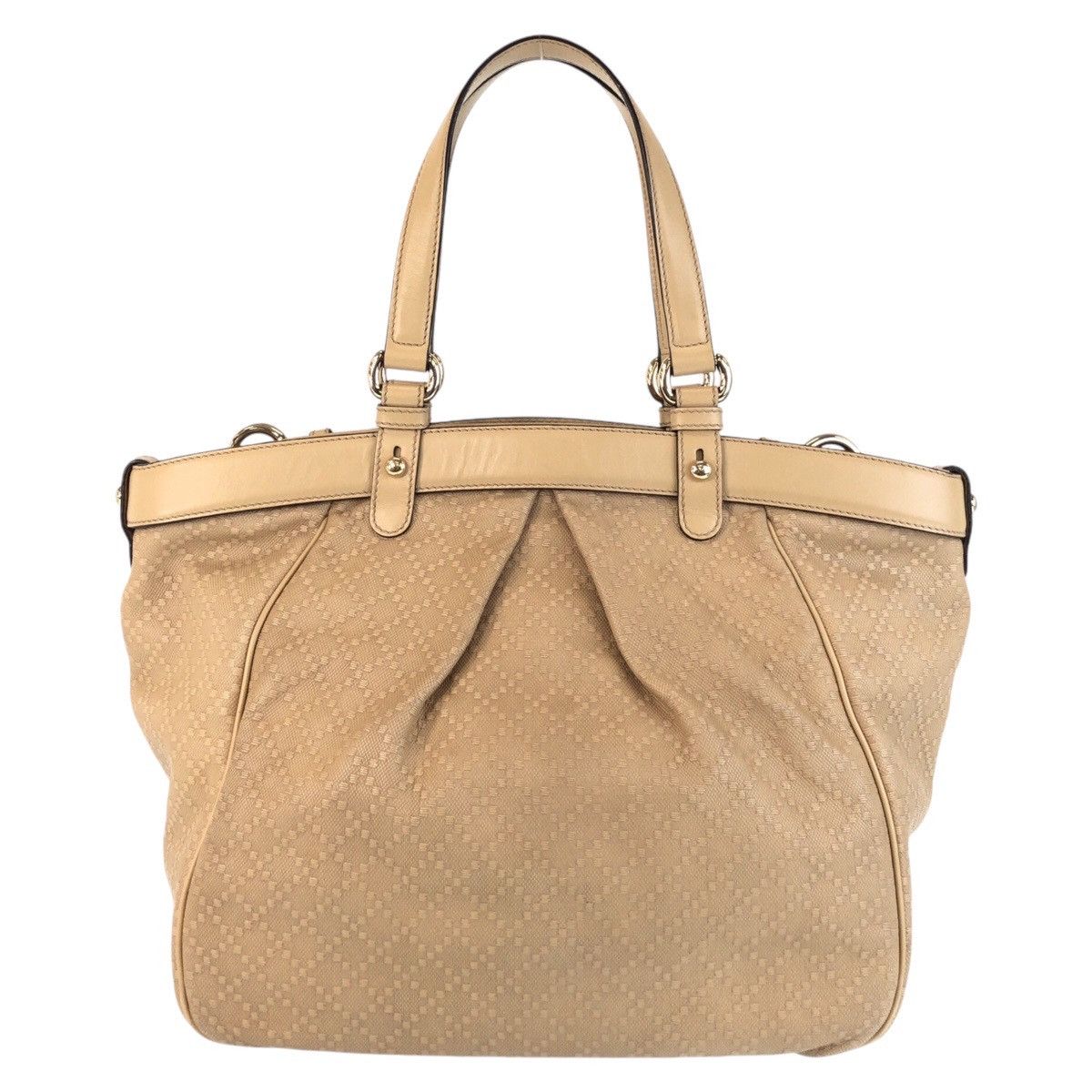 Gucci Gucci Gucci Diamante Bamboo Canvas/Leather 2way Shoulder Bag Leather Shoulder Bag 282312 DUTY FREE for USA Size ONE SIZE - 2 Thumbnail