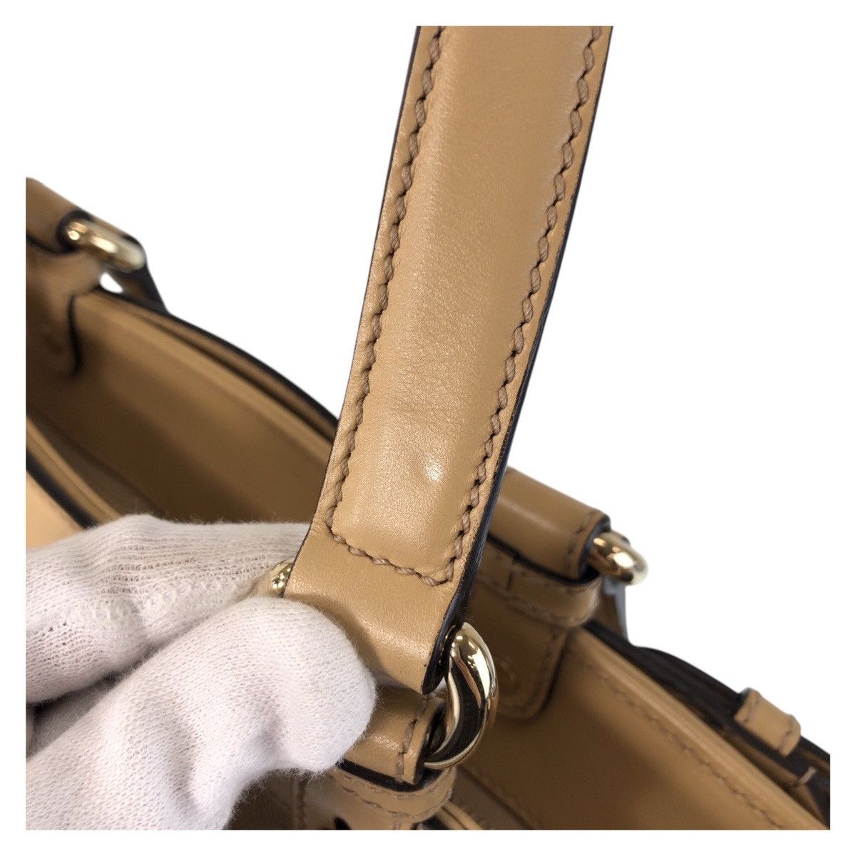 Gucci Gucci Gucci Diamante Bamboo Canvas/Leather 2way Shoulder Bag Leather Shoulder Bag 282312 DUTY FREE for USA Size ONE SIZE - 5 Thumbnail