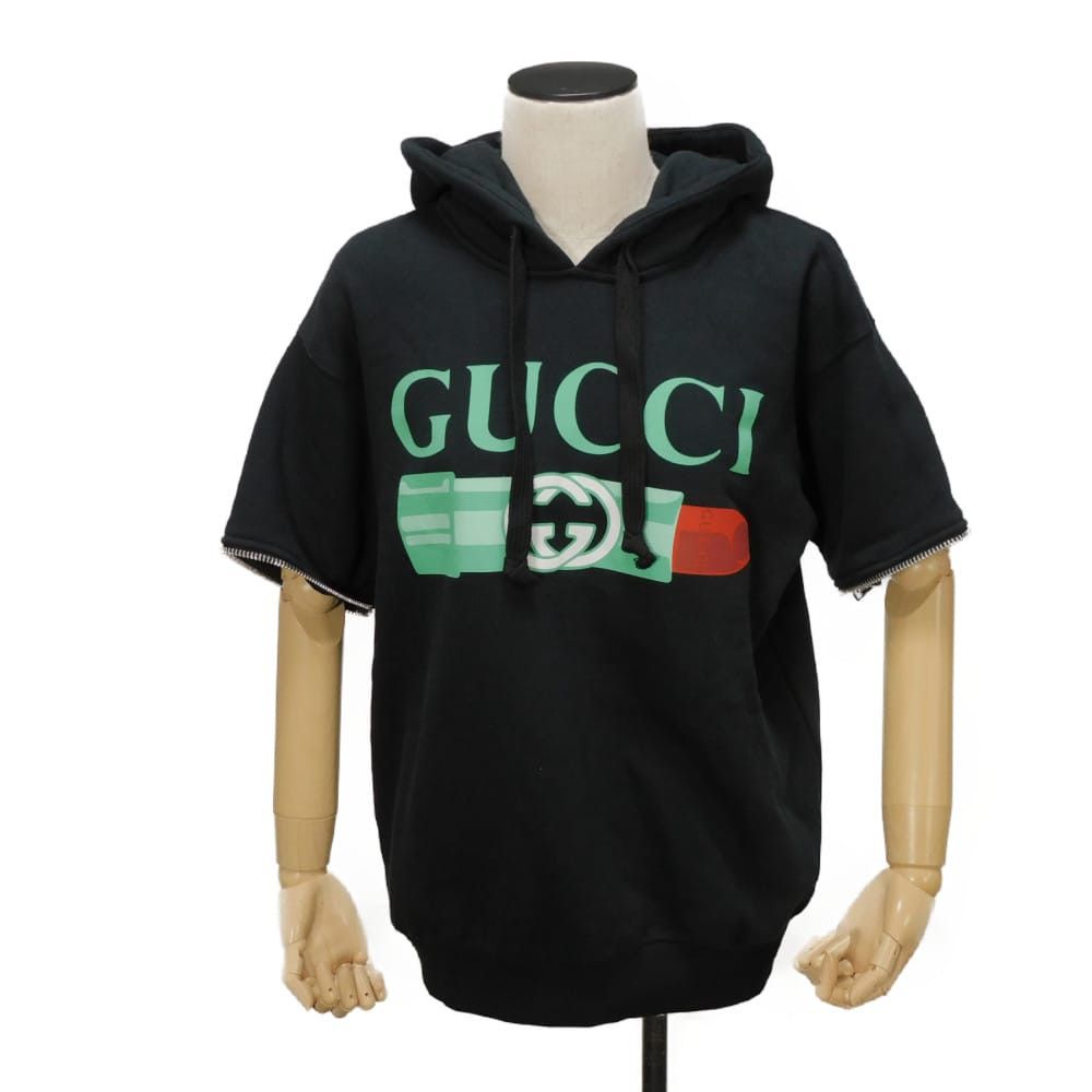 Gucci Gucci Gucci Logo Lipstick Cotton Hoodie Textile Sweatshirts & Hoodies 743404 XJFIX 1082 DUTY FREE for USA Size ONE SIZE - 4 Thumbnail