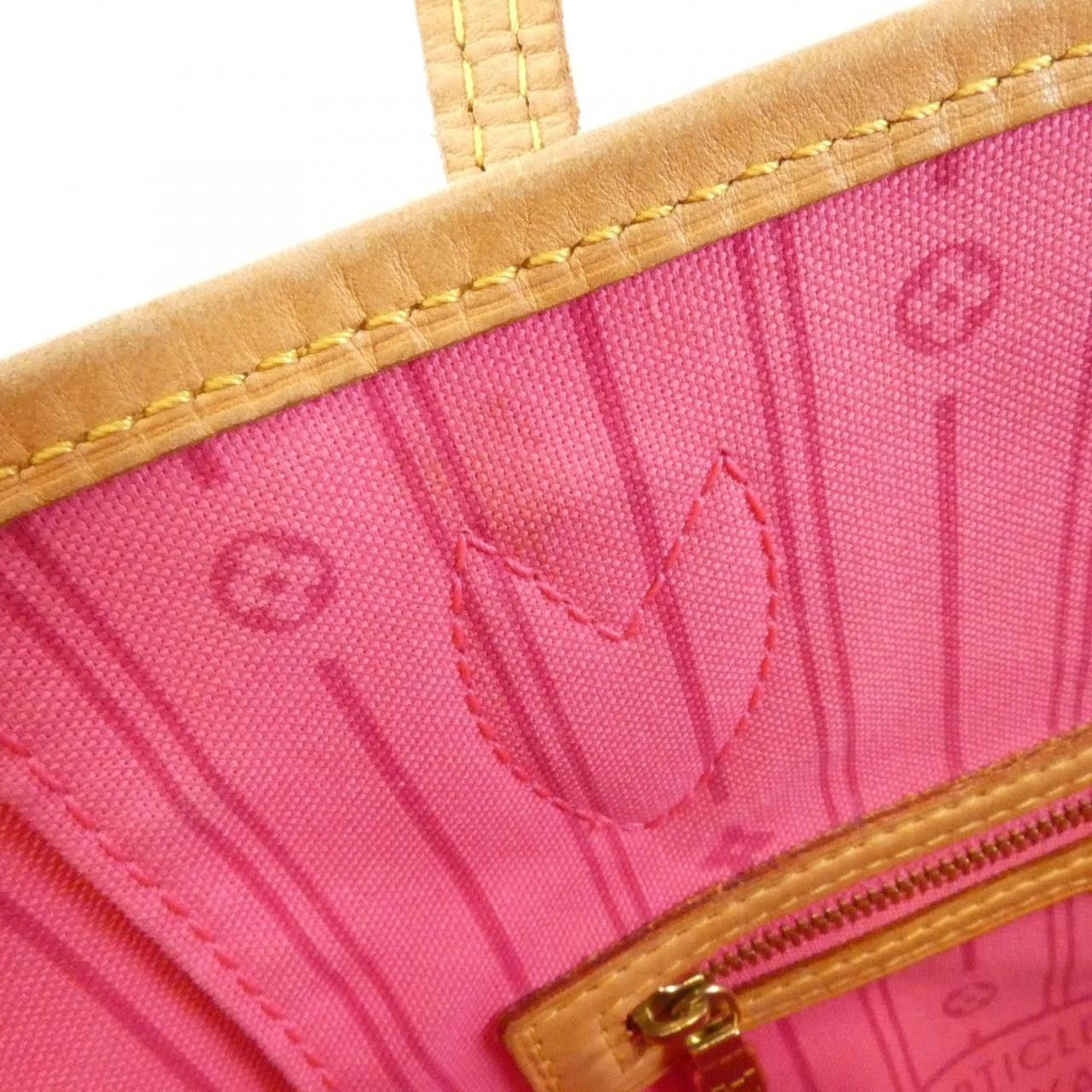 Louis Vuitton Louis Vuitton Louis Vuitton Monogram Roses Neverfull Bag Textile Tote Bag M48613 DUTY FREE for USA Size ONE SIZE - 10 Thumbnail