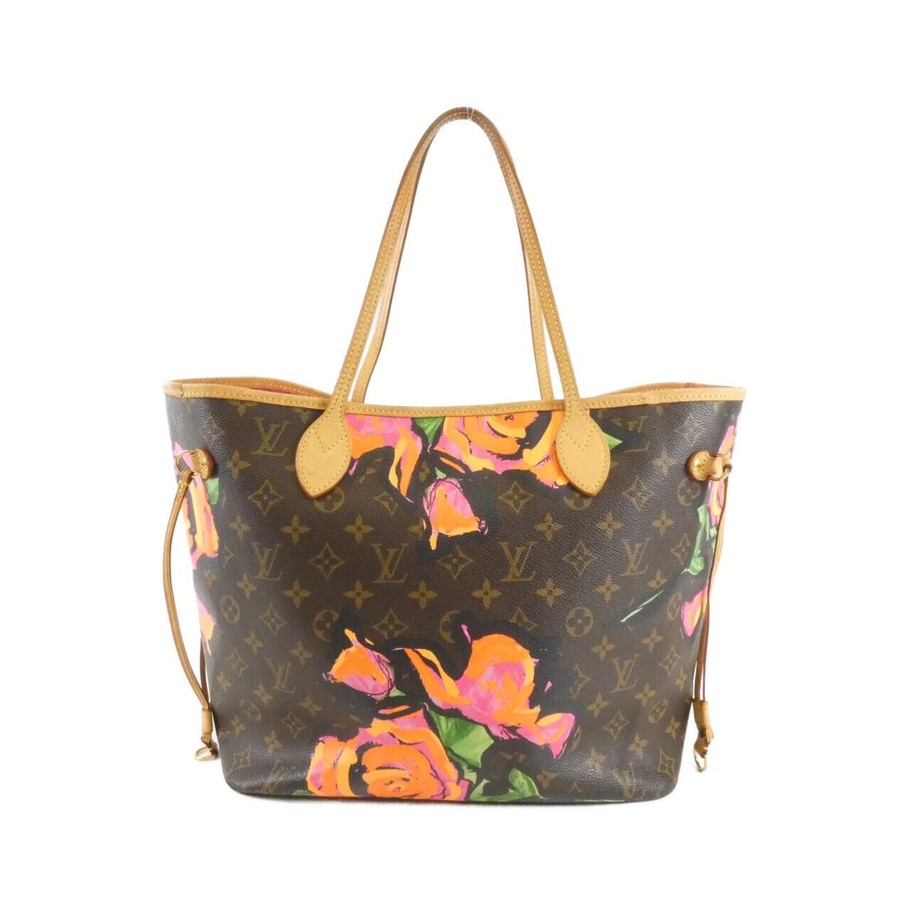 Louis Vuitton Louis Vuitton Louis Vuitton Monogram Roses Neverfull Bag Textile Tote Bag M48613 DUTY FREE for USA Size ONE SIZE - 2 Thumbnail