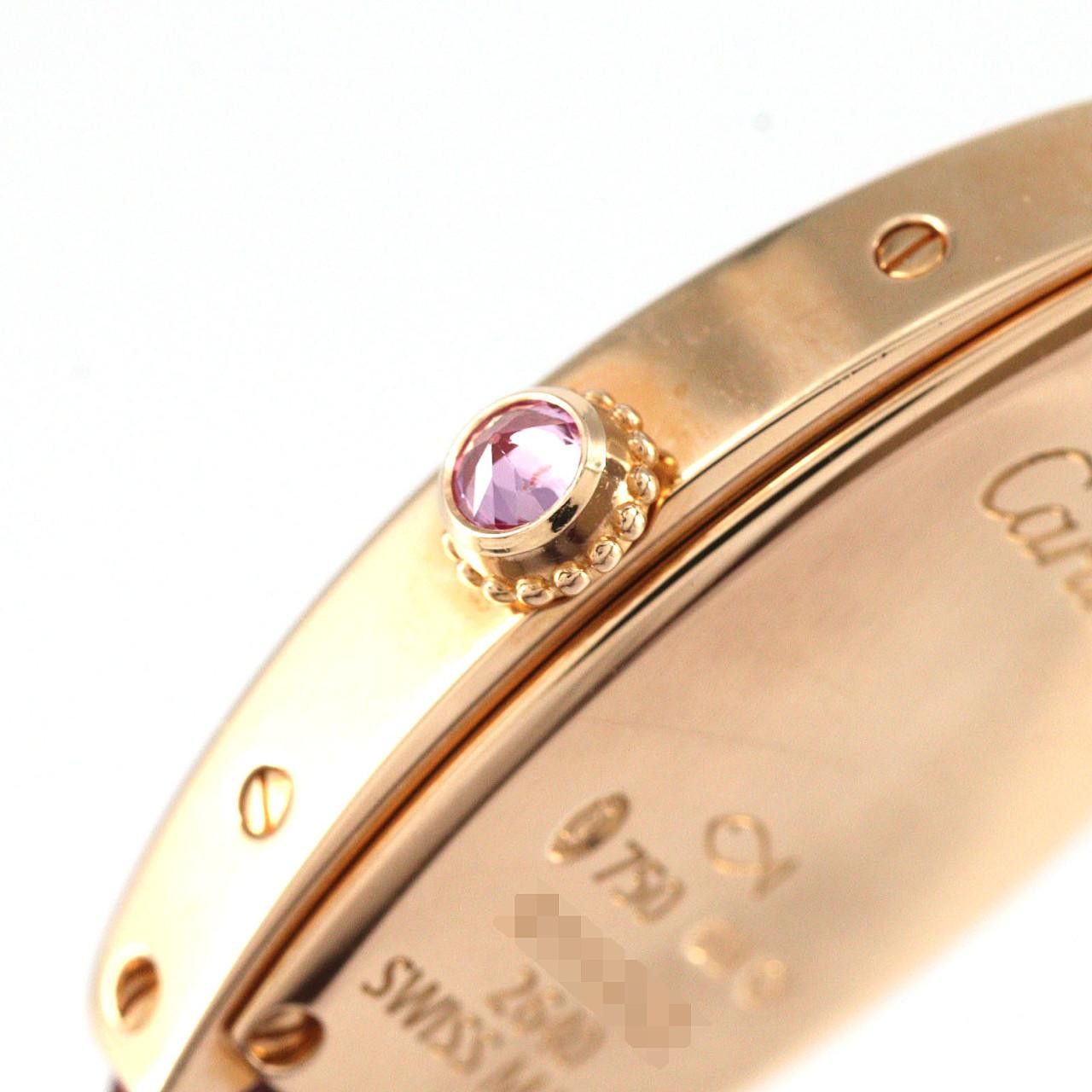 Cartier Cartier Cartier Mini Tonneau Lanière Au750 Quartz Precious Metal Quartz WJ201638 DUTY FREE for USA Size ONE SIZE - 3 Thumbnail
