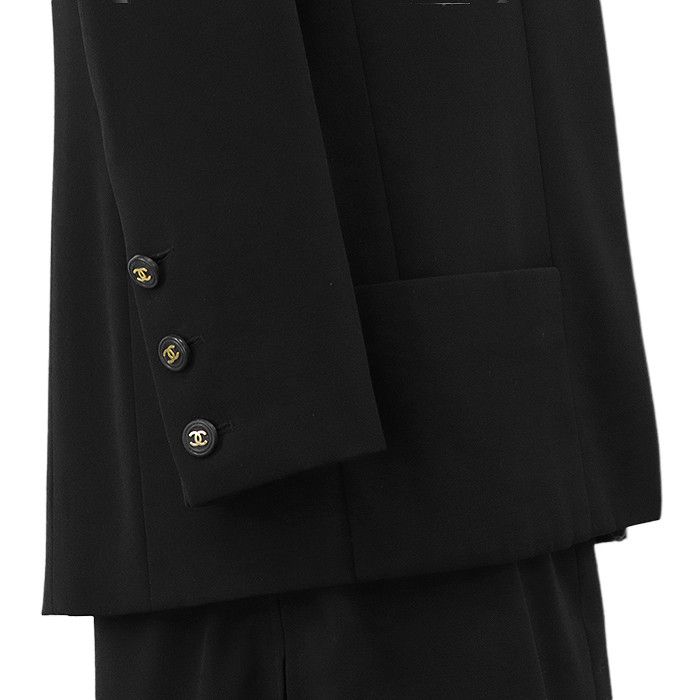 Chanel Chanel Chanel Wool Set Up Textile Suits P95 P05179 DUTY FREE for USA Size ONE SIZE - 15 Thumbnail