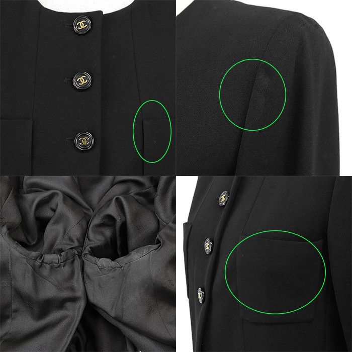 Chanel Chanel Chanel Wool Set Up Textile Suits P95 P05179 DUTY FREE for USA Size ONE SIZE - 6 Thumbnail