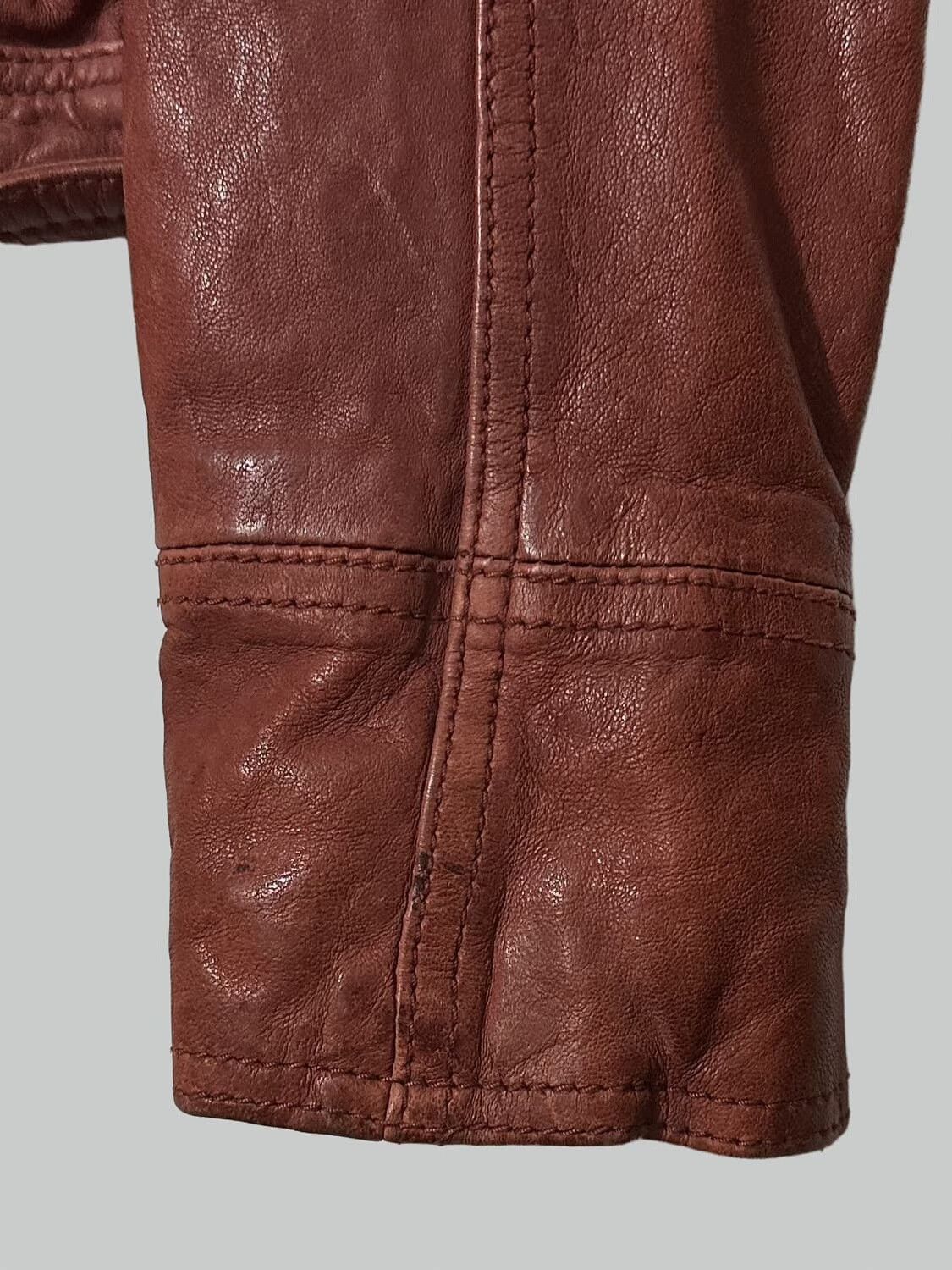 Emporio Armani Emporio Armani Vintage Leather Jacket Size US M / EU 48-50 / 2 - 5 Thumbnail