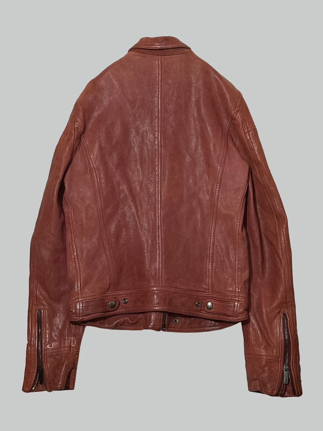 Emporio Armani Emporio Armani Vintage Leather Jacket Size US M / EU 48-50 / 2 - 3 Thumbnail