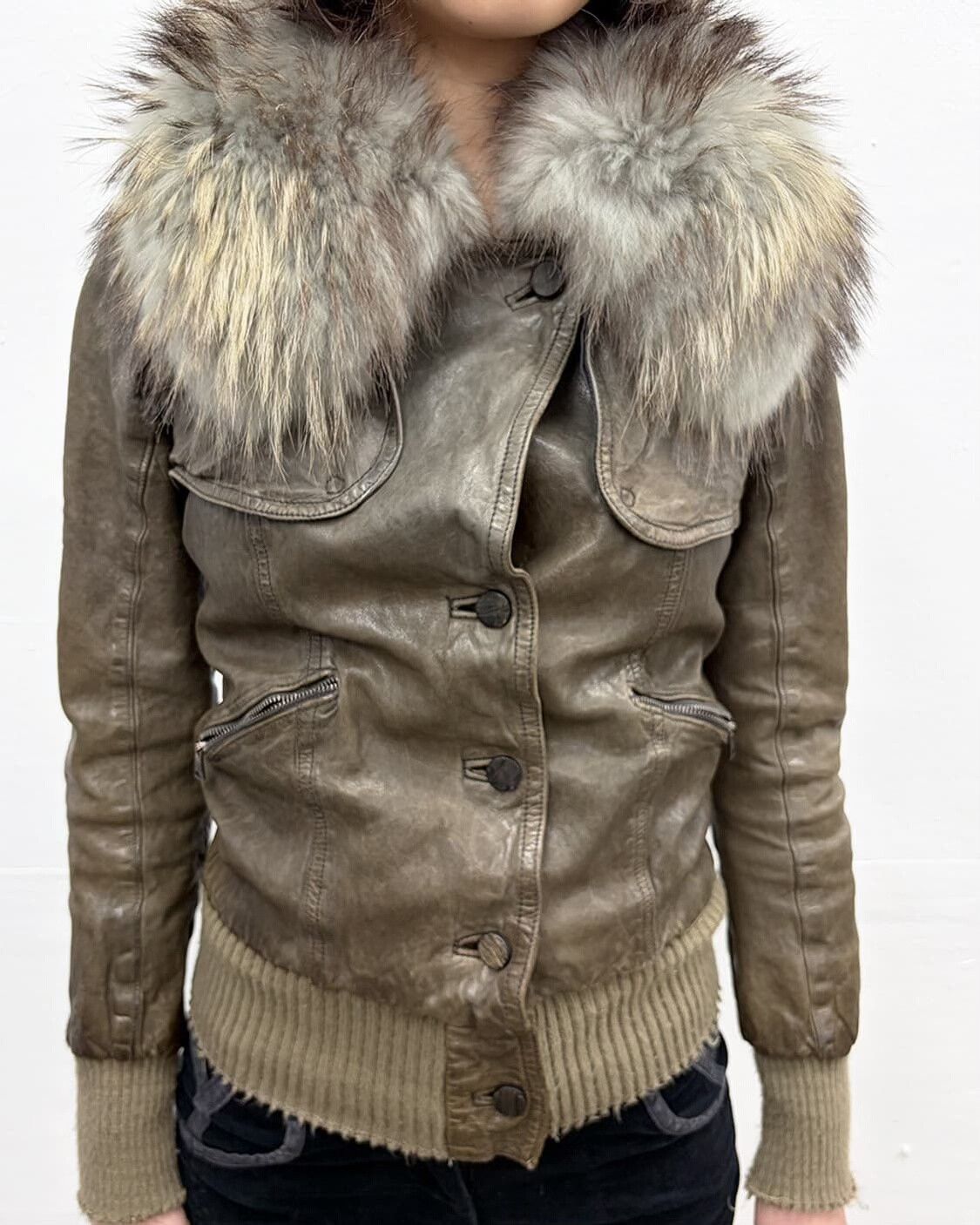 Giorgio Brato Giorgio Brato Vintage Leather Jacket Size US M / EU 48-50 / 2 - 2 Thumbnail