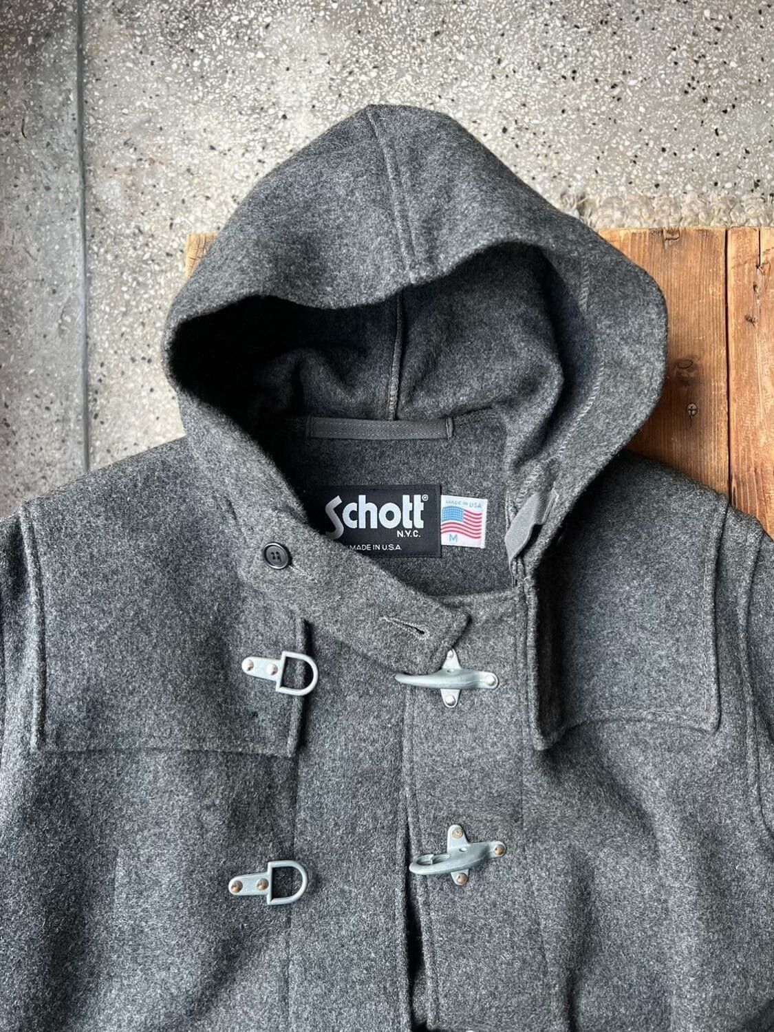 Schott Schott Vintage Wool Coat Size US M / EU 48-50 / 2 - 3 Thumbnail