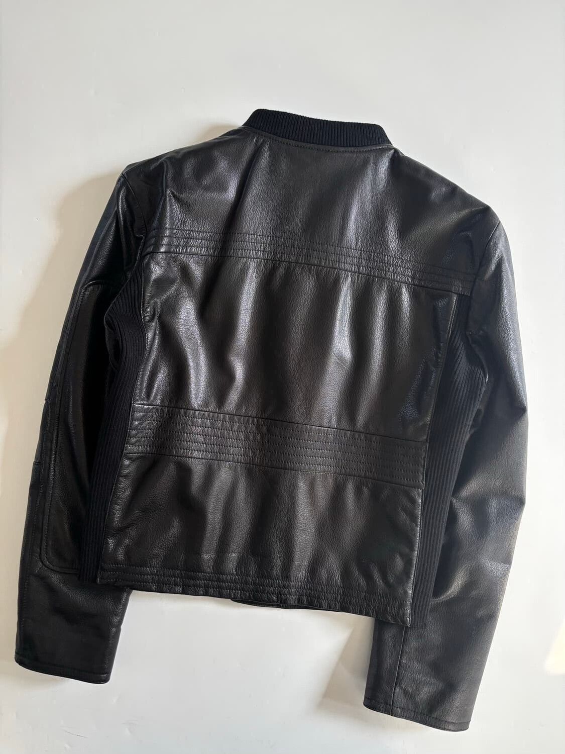 Armani Armani Vintage Black Gold Leather Jacket Size US M / EU 48-50 / 2 - 5 Thumbnail