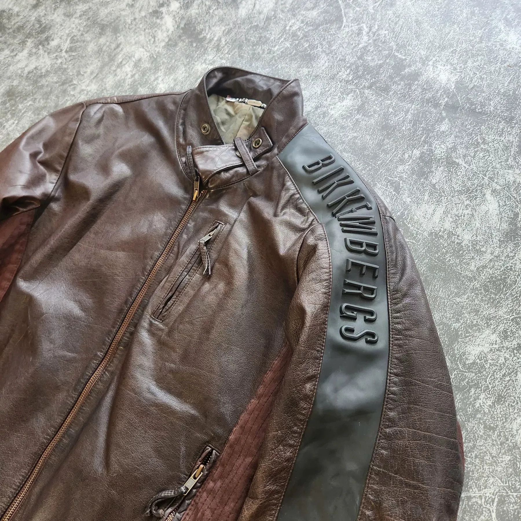 Dirk Bikkembergs Dirk Bikkembergs Bomber Leather Jacket Size US M / EU 48-50 / 2 - 3 Thumbnail