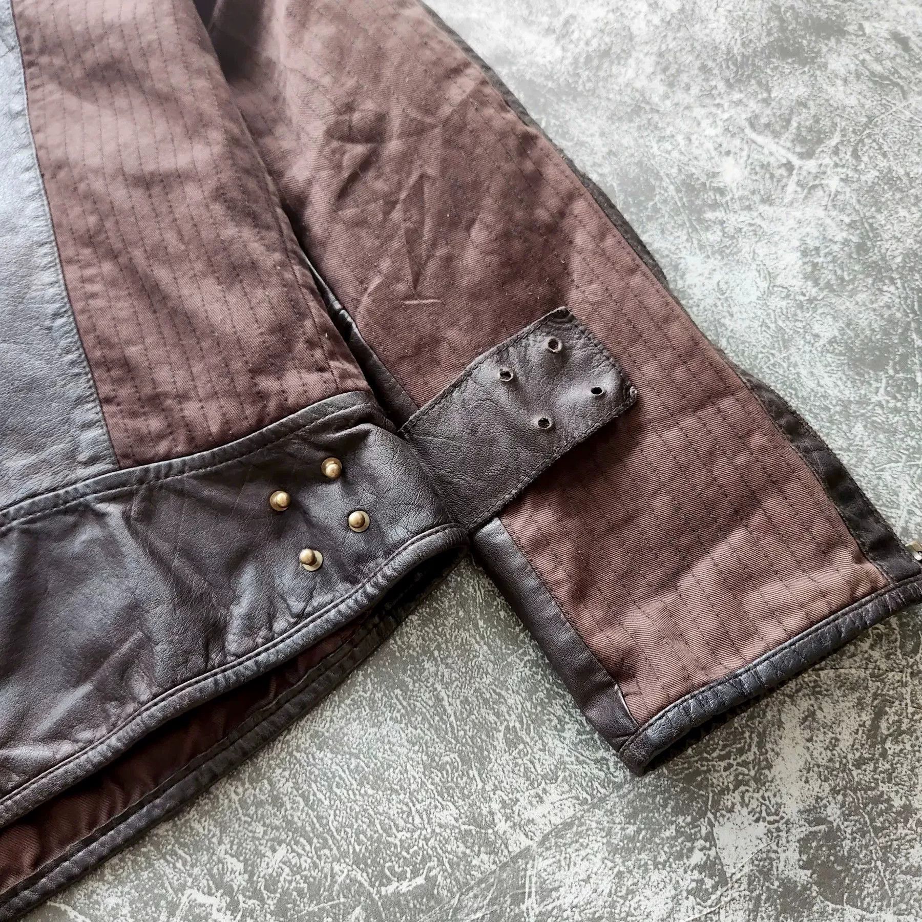Dirk Bikkembergs Dirk Bikkembergs Bomber Leather Jacket Size US M / EU 48-50 / 2 - 6 Thumbnail