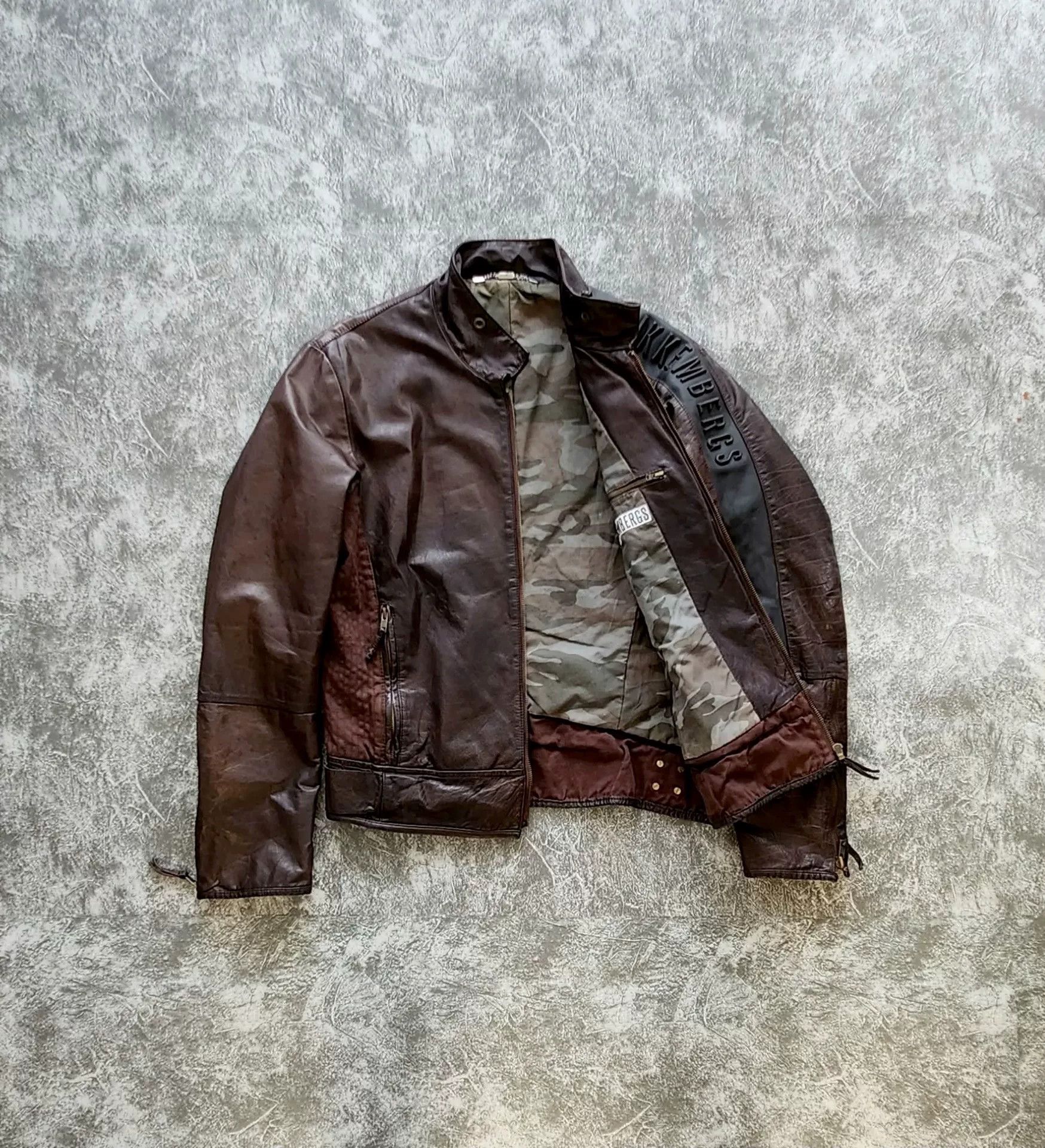 Dirk Bikkembergs Dirk Bikkembergs Bomber Leather Jacket Size US M / EU 48-50 / 2 - 4 Thumbnail