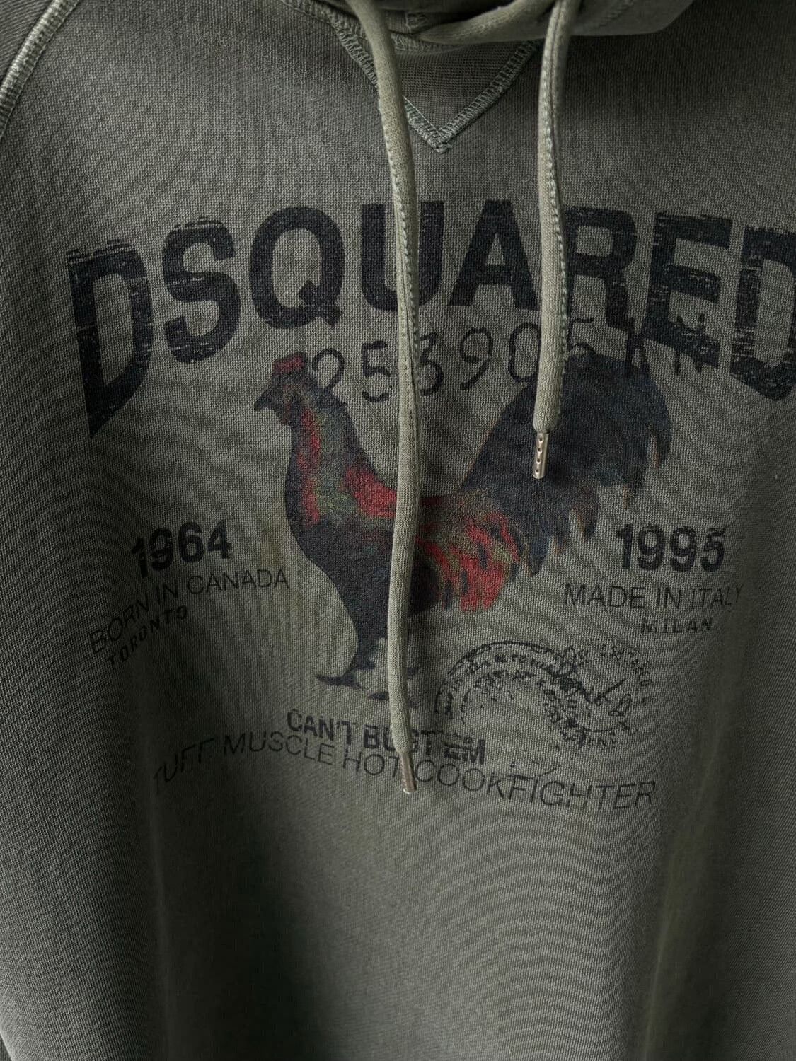 Dsquared2 DSquared Vintage Graffiti Hoodie Size US M / EU 48-50 / 2 - 2 Thumbnail