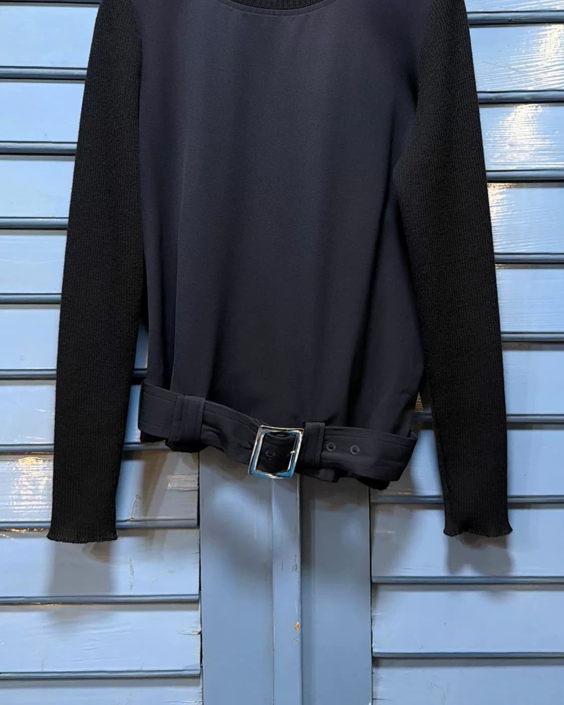 Yohji Yamamoto Yohji Yamamoto Vintage Belted Jacket Size US M / EU 48-50 / 2 - 2 Thumbnail