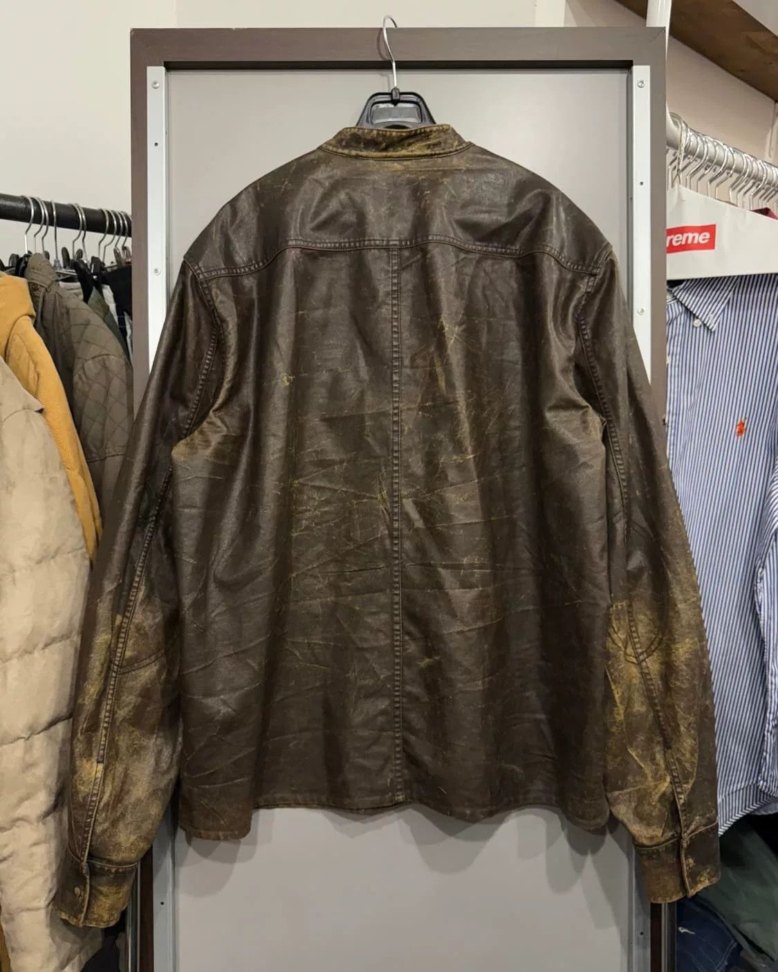 Armani Armani Vintage Retro Leather Jacket Size US M / EU 48-50 / 2 - 4 Thumbnail