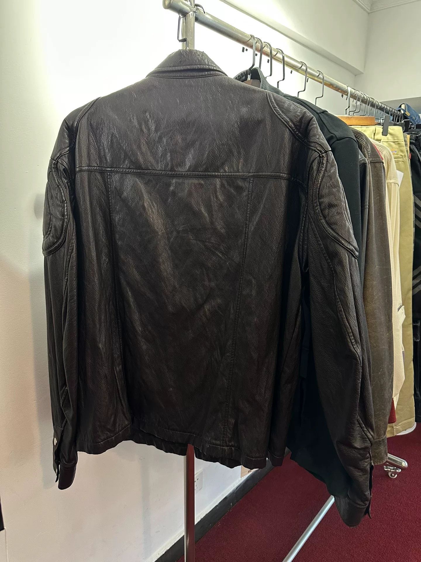 GmbH GMBH Runway Vintage Leather Jacket Size US M / EU 48-50 / 2 - 7 Thumbnail