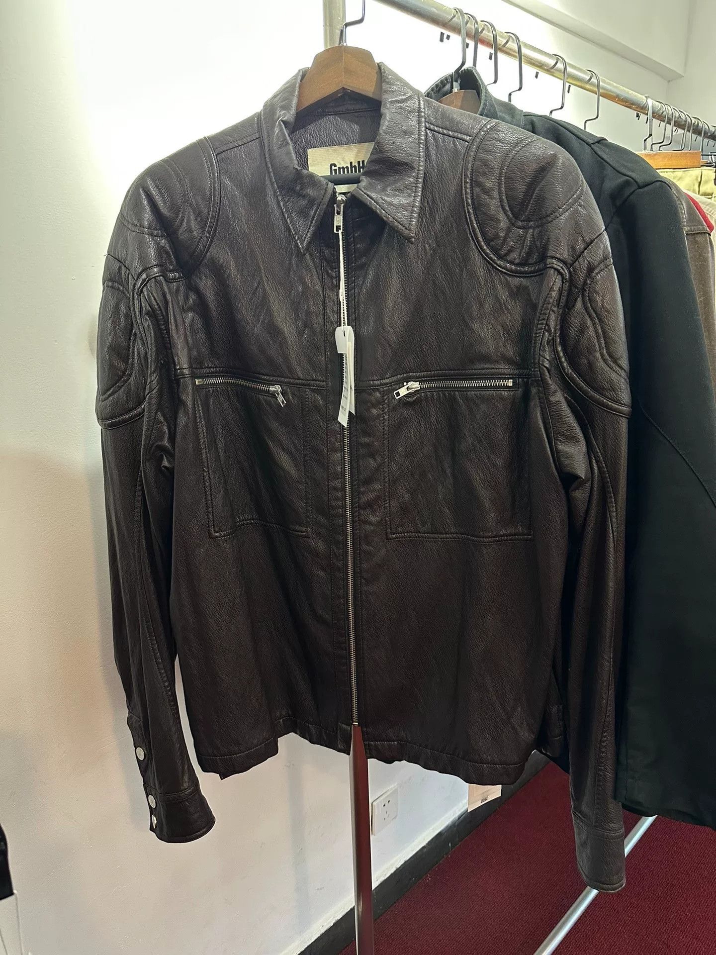 GmbH GMBH Runway Vintage Leather Jacket Size US M / EU 48-50 / 2 - 3 Thumbnail