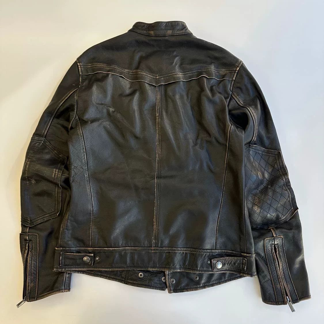 Armani Armani Vintage Leather Jacket Size US M / EU 48-50 / 2 - 4 Thumbnail