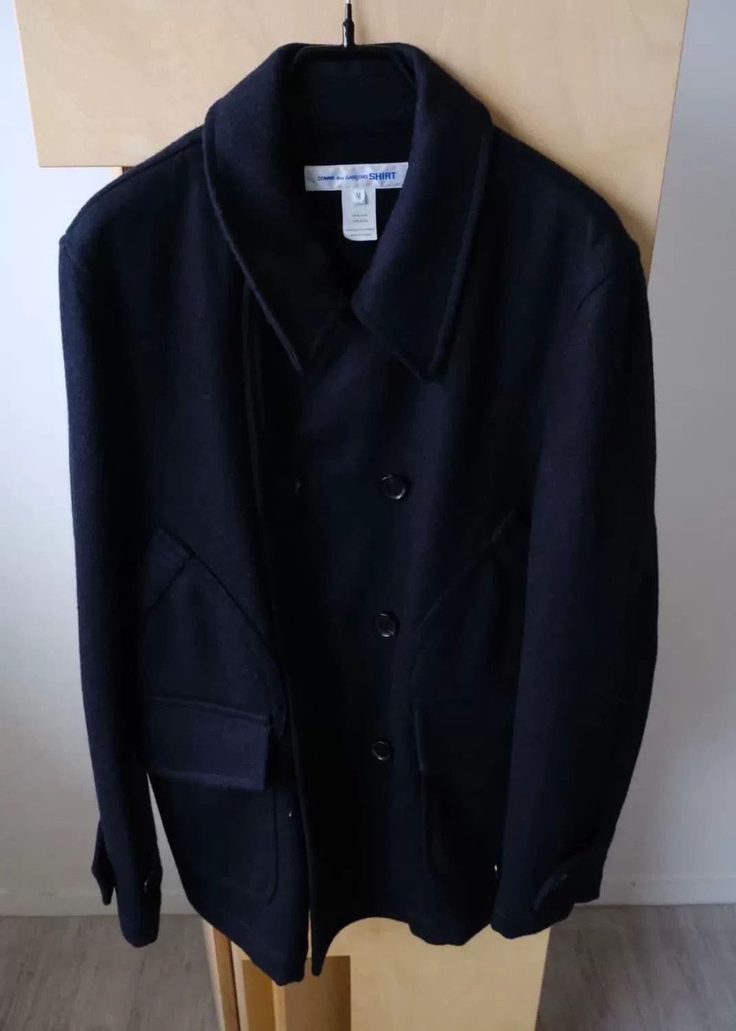 Comme des Garcons Comme des Garcons Vintage Wool Coat Size US M / EU 48-50 / 2 - 2 Thumbnail