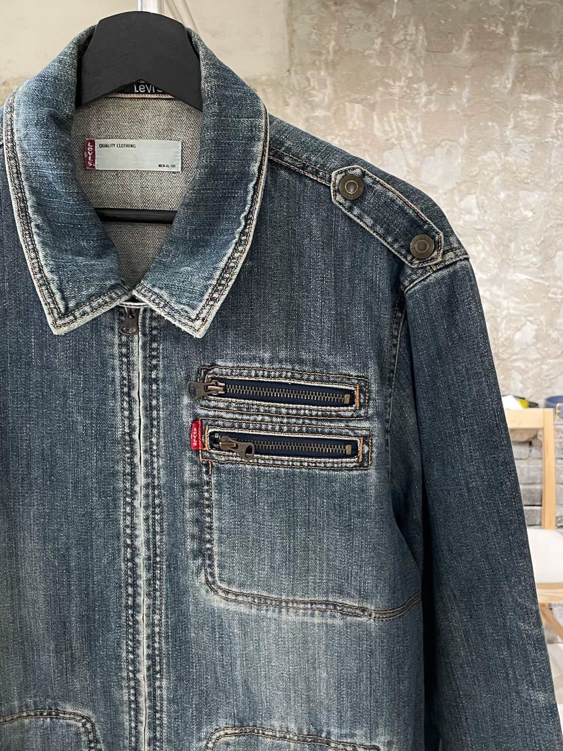 Levi's Vintage Clothing Levi's Vintage Denim Utility Jacket Size US M / EU 48-50 / 2 - 2 Thumbnail
