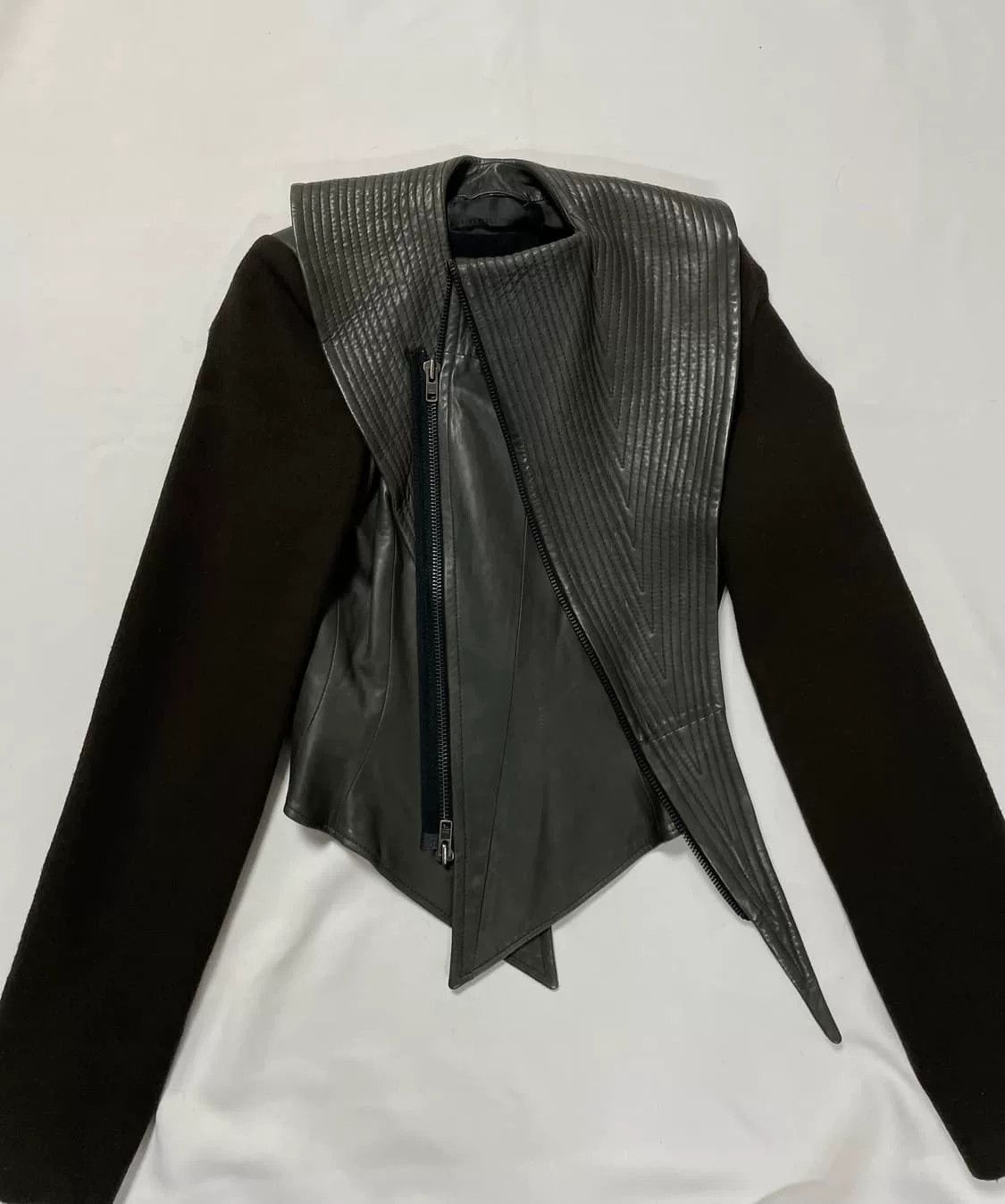 Haider Ackermann Haider Ackermann Runway Black Leather Jacket Size US M / EU 48-50 / 2 - 4 Thumbnail
