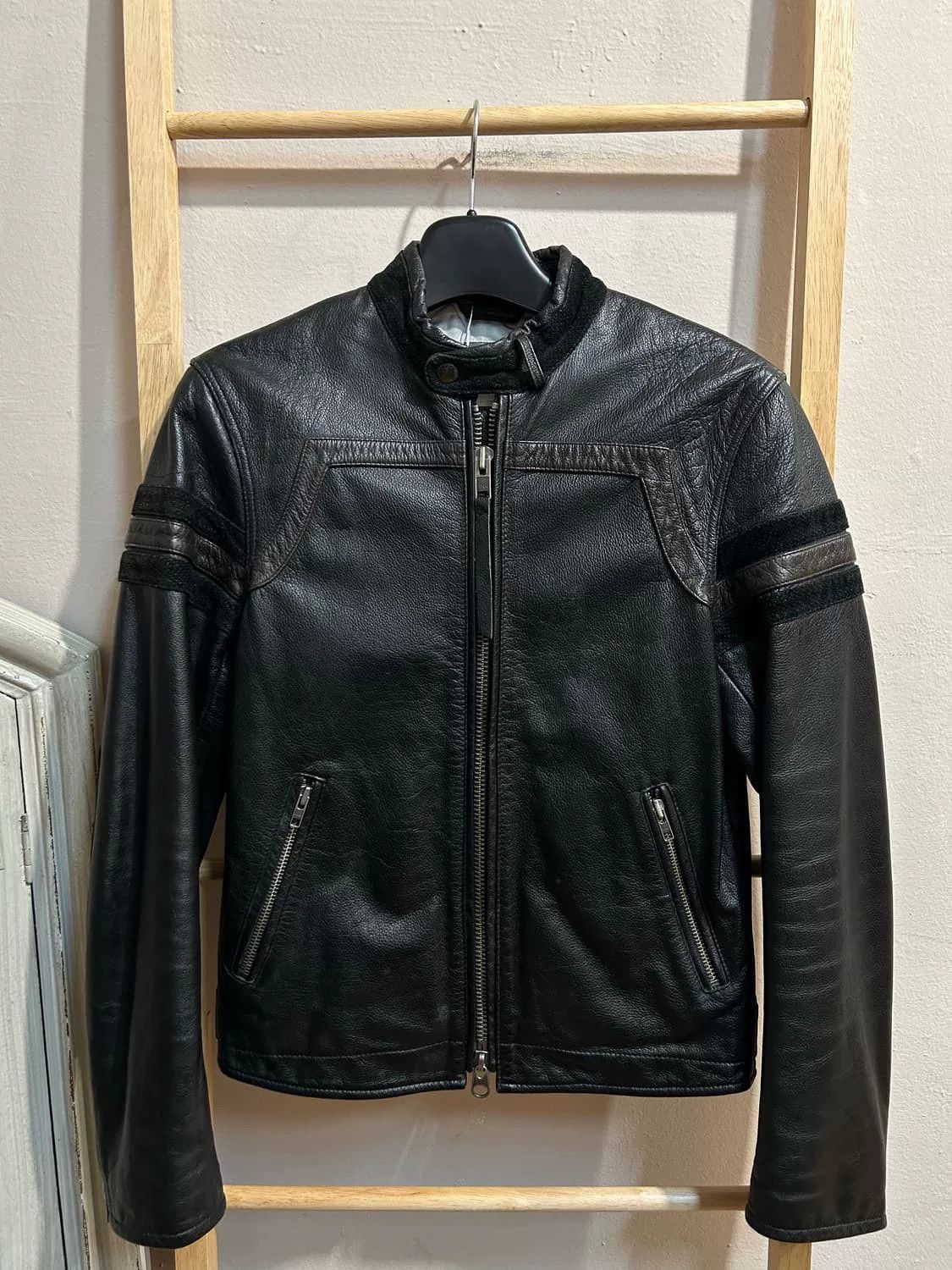 Armani Armani Vintage Leather Jacket Size US M / EU 48-50 / 2 - 2 Thumbnail