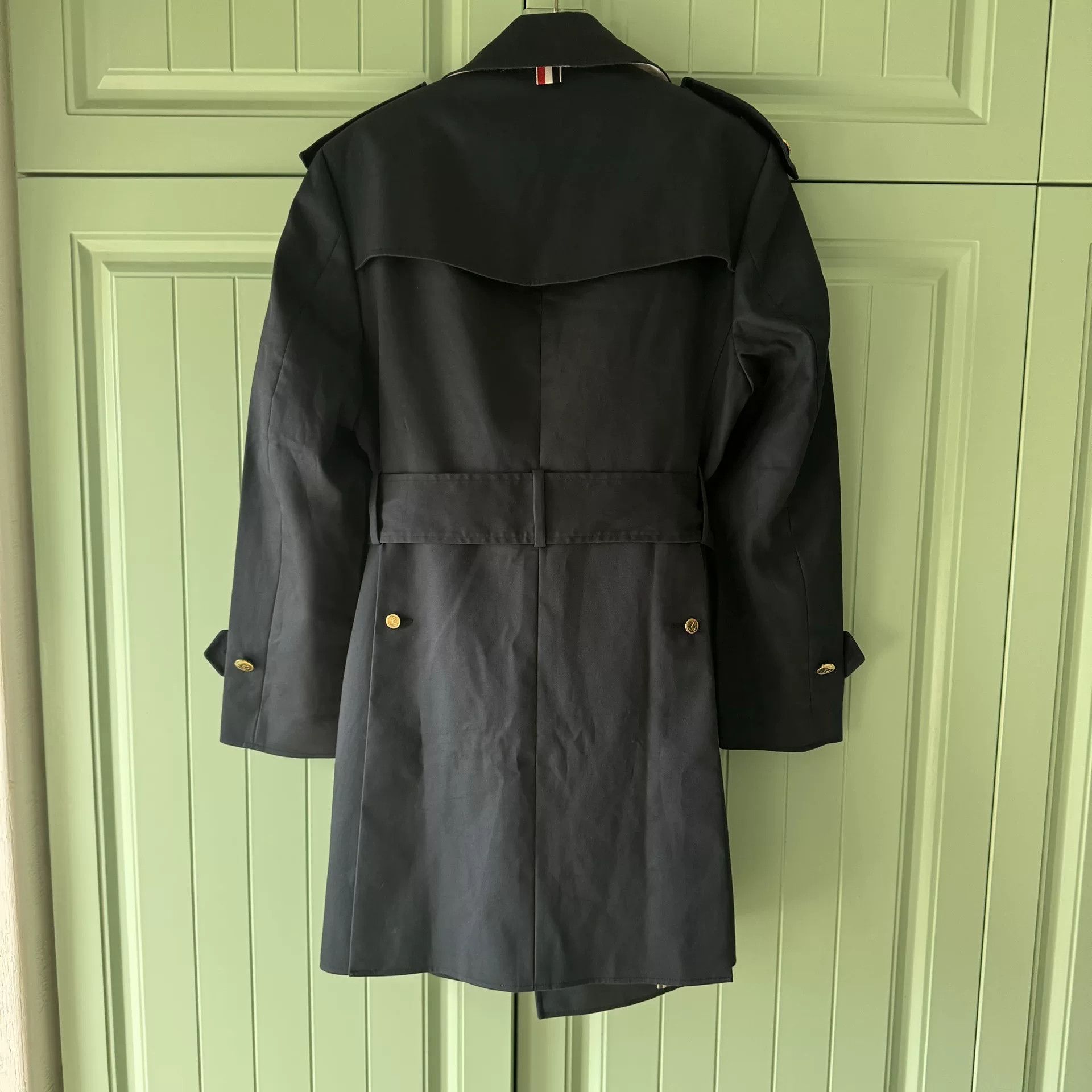 Thom Browne Thom Browne Double-Breasted Trench Coat Size US M / EU 48-50 / 2 - 2 Thumbnail