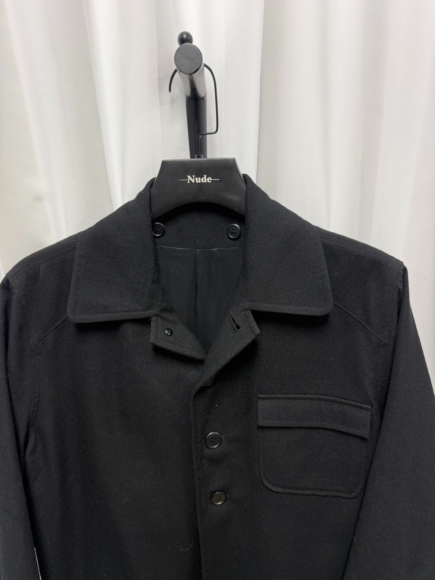 Yohji Yamamoto Yohji Yamamoto 90s Plush Wool Coat Size US M / EU 48-50 / 2 - 3 Thumbnail