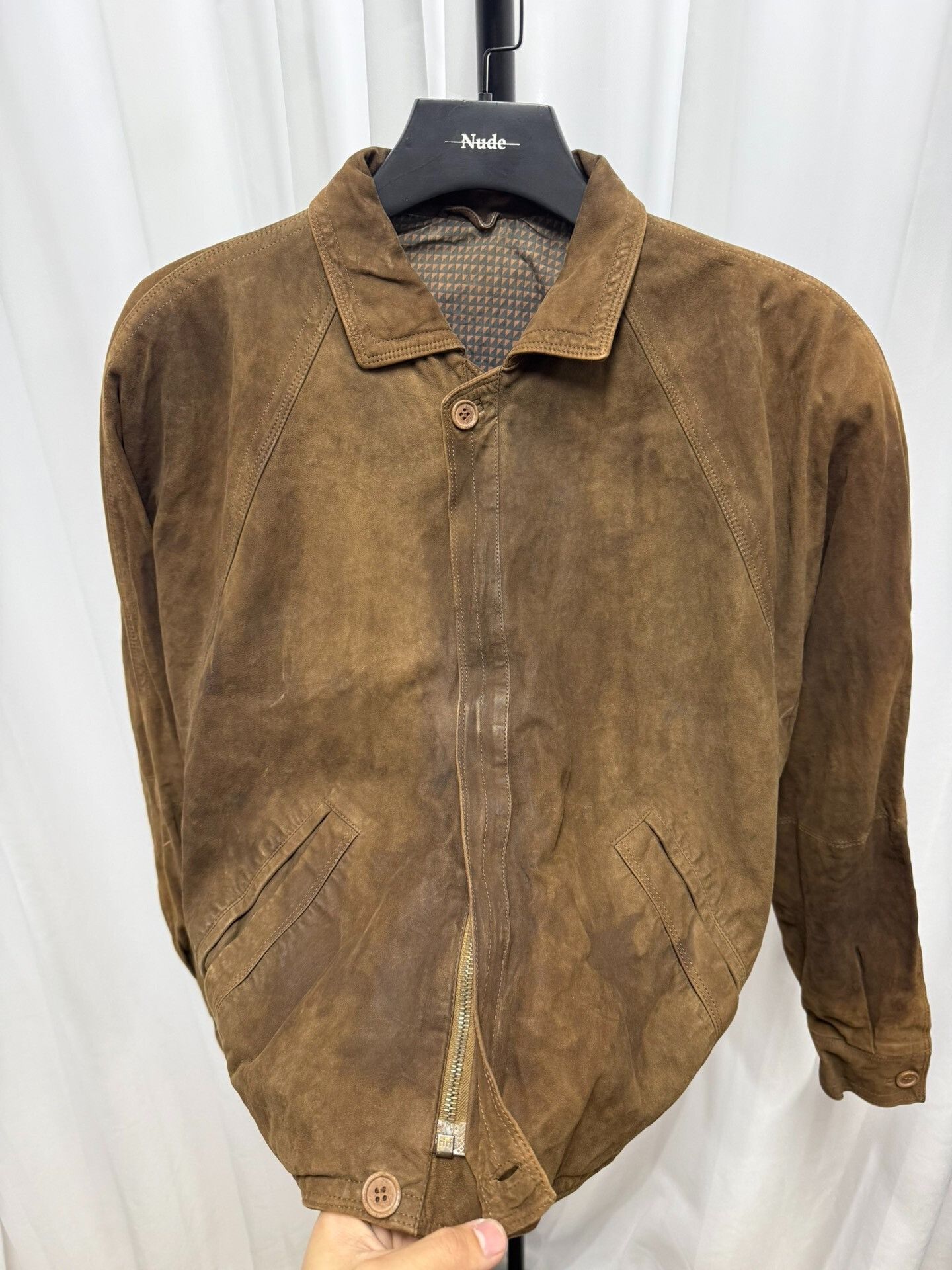 Dries Van Noten Dries van Noten Riri Zip Suede Jacket Size US M / EU 48-50 / 2 - 4 Thumbnail