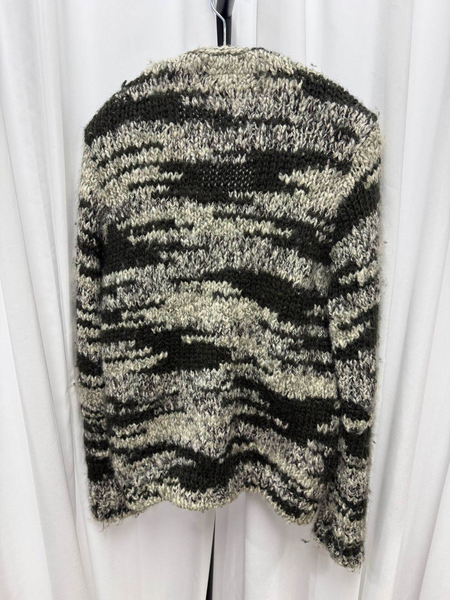 Number (N)ine Number (N)ine 04AW Tiger Stripe Wool Cardigan Size US M / EU 48-50 / 2 - 7 Thumbnail