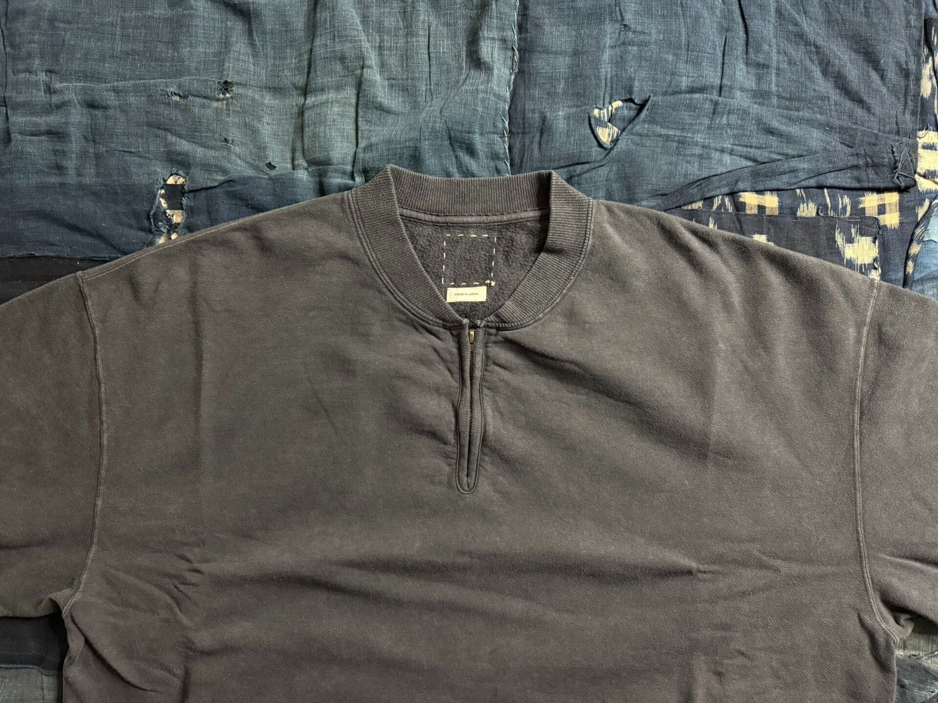 Visvim VISVIM 26SS MONDO HENLEY ZIP S/S DMGD Size US M / EU 48-50 / 2 - 3 Thumbnail
