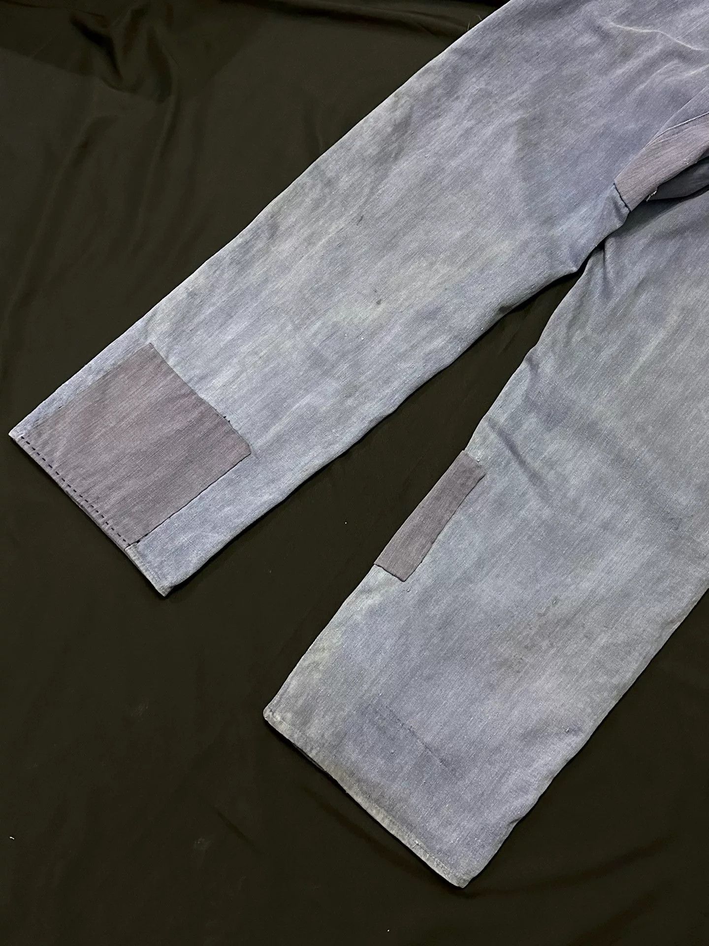 Vintage Vintage French Workwear Patch Jeans Size US 30 / EU 46 - 6 Thumbnail